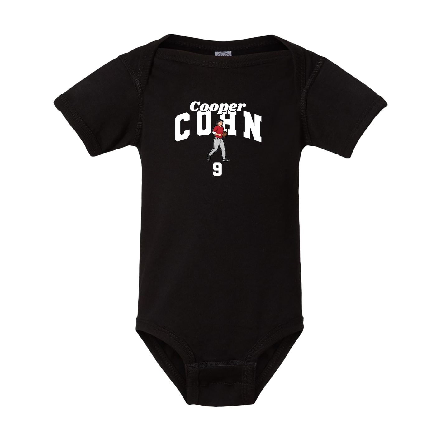 Baby Onesie — Signature Arch in Black