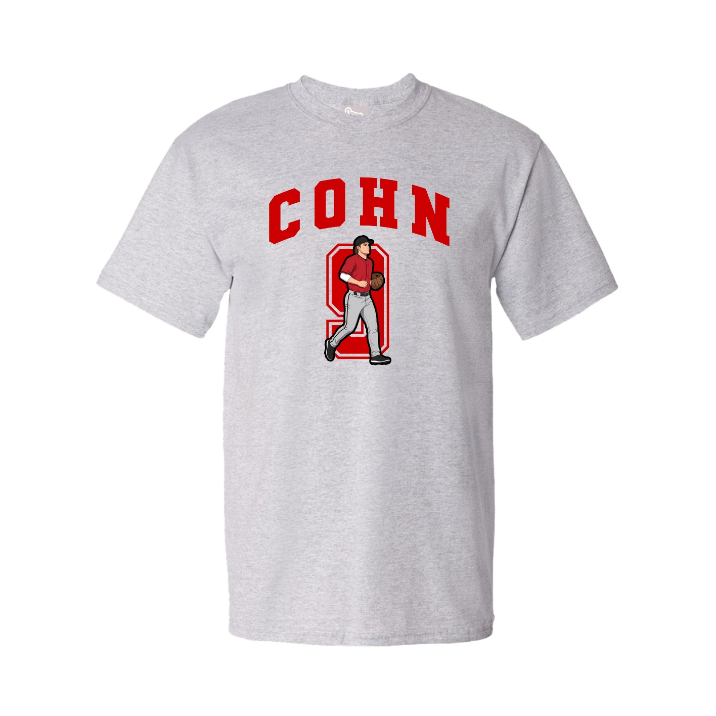 Youth Tee — Number in Grey