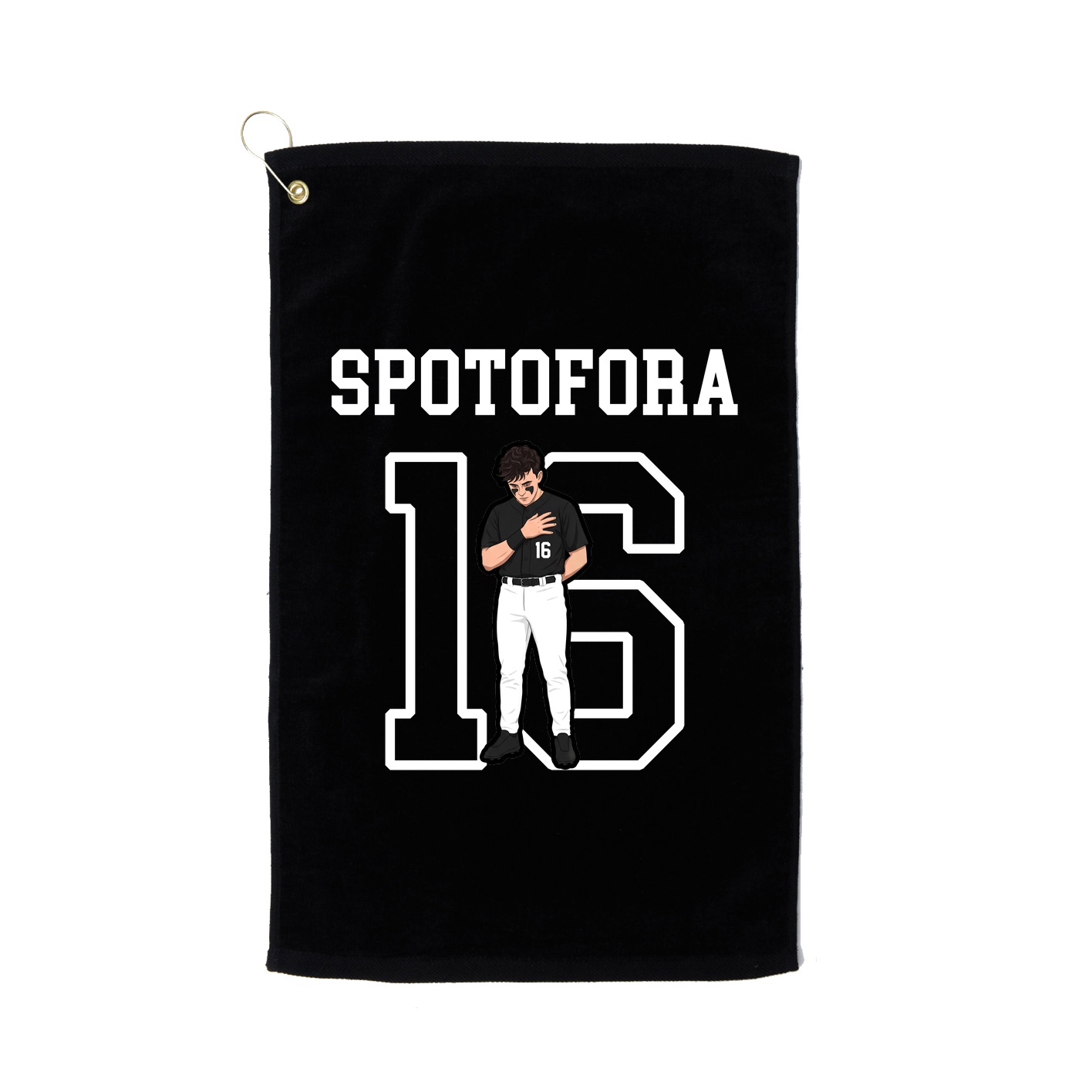 Golf Towel — Shirsey in Black