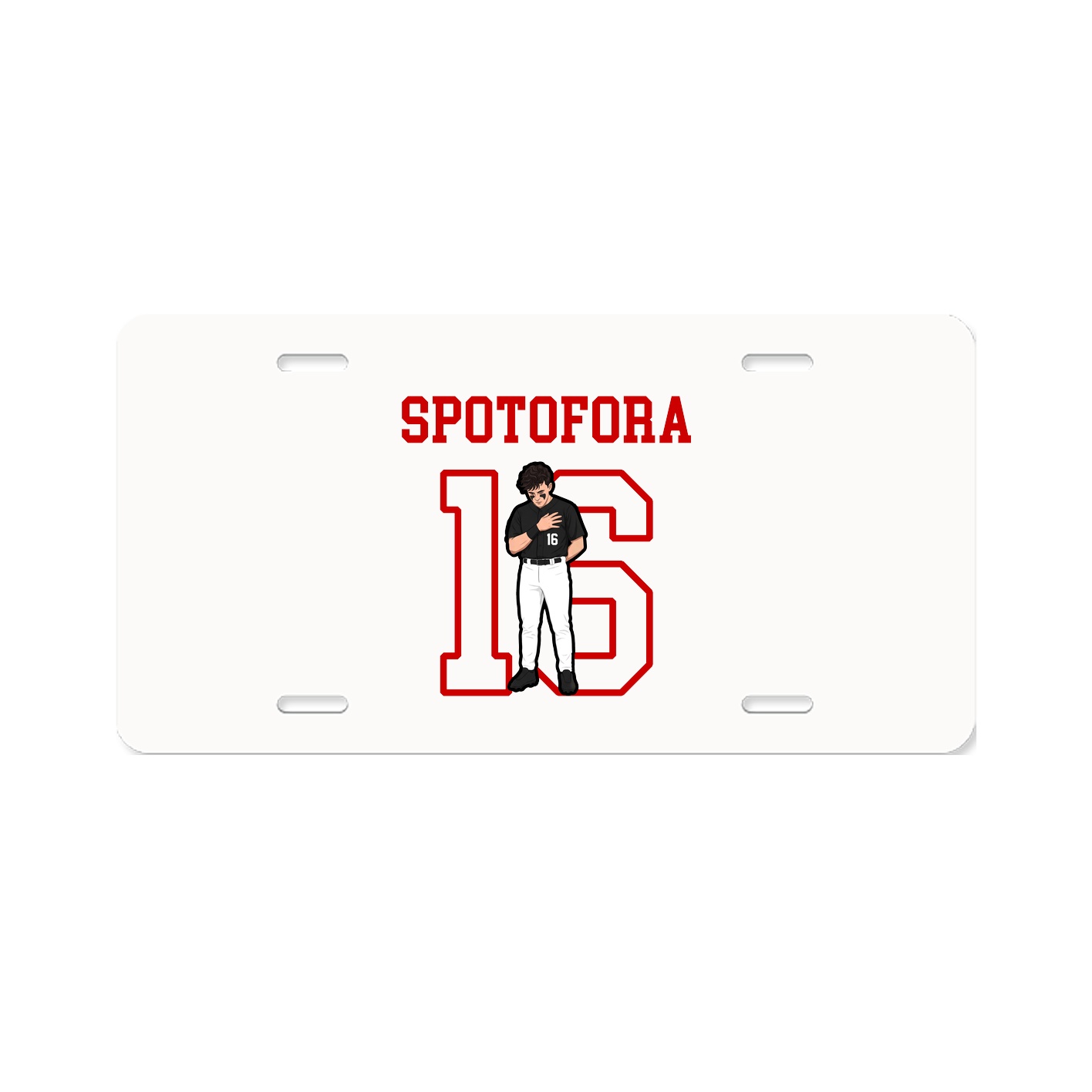 License Plate — Shirsey in Classic