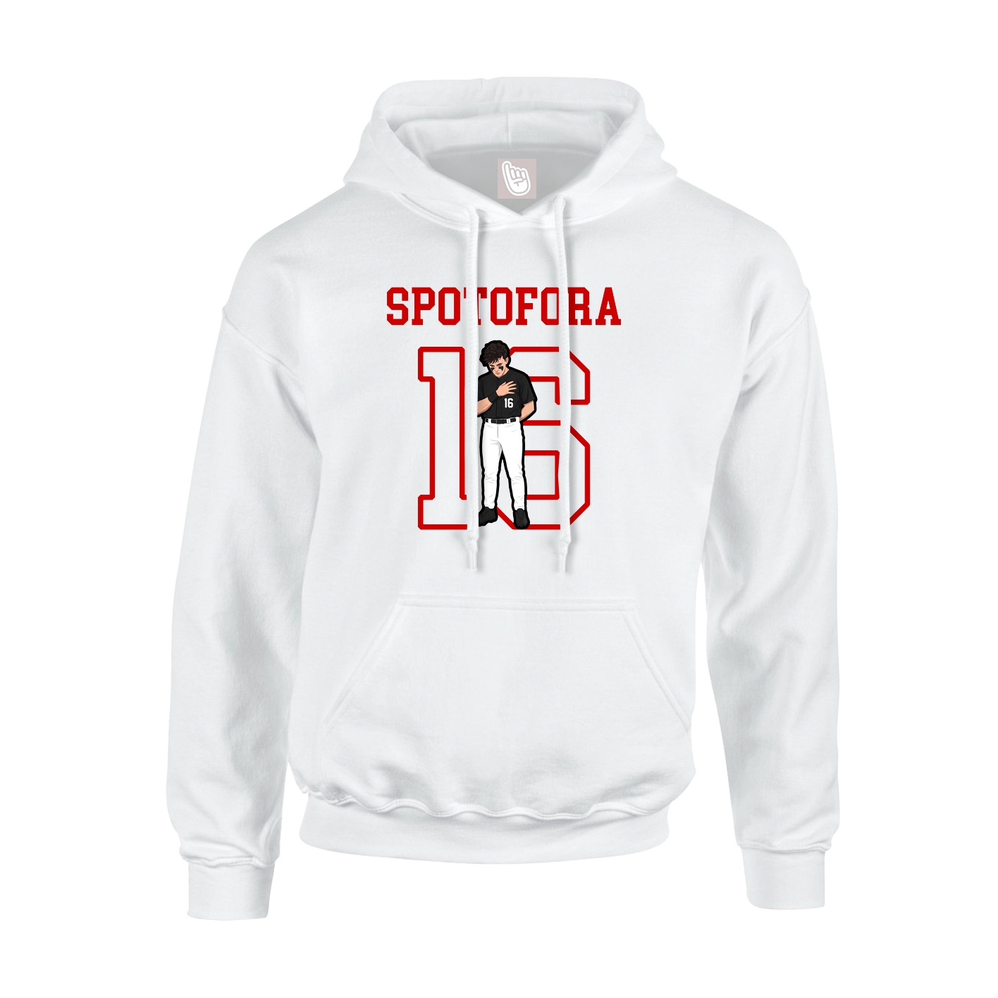 Youth Hoodie — Shirsey in White