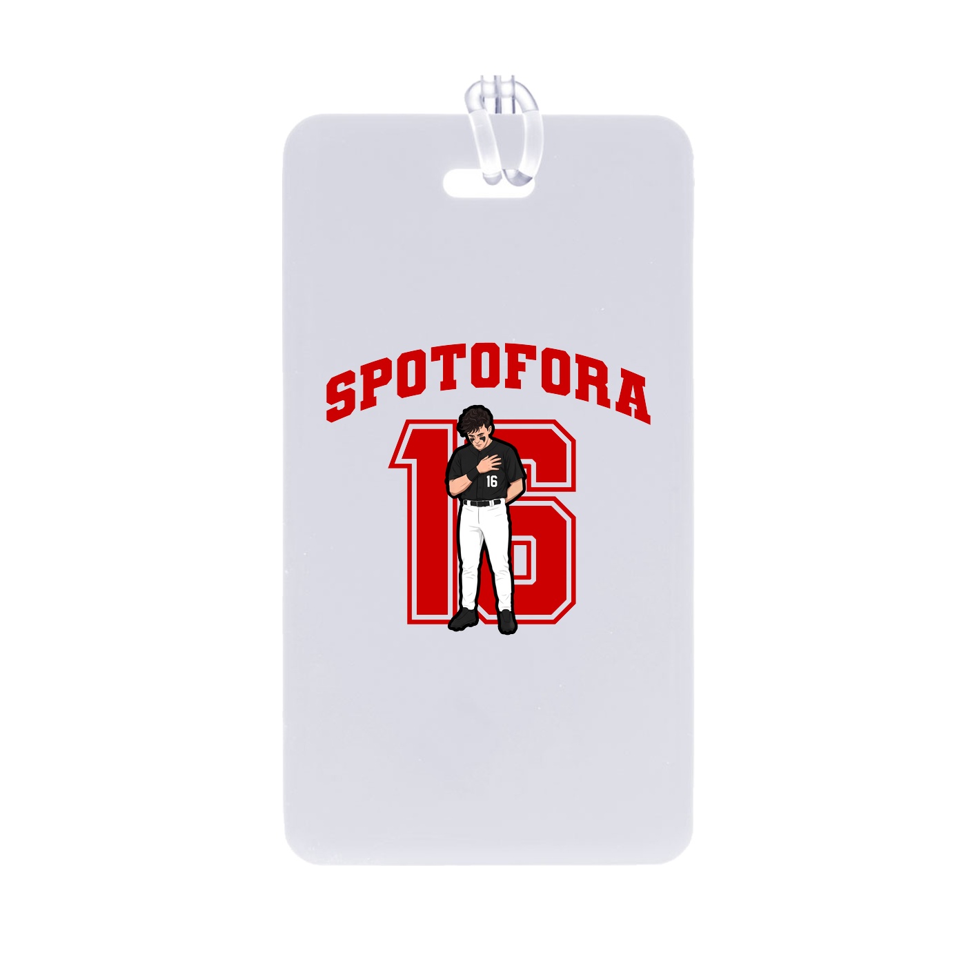 Bag Tag — Number in Classic