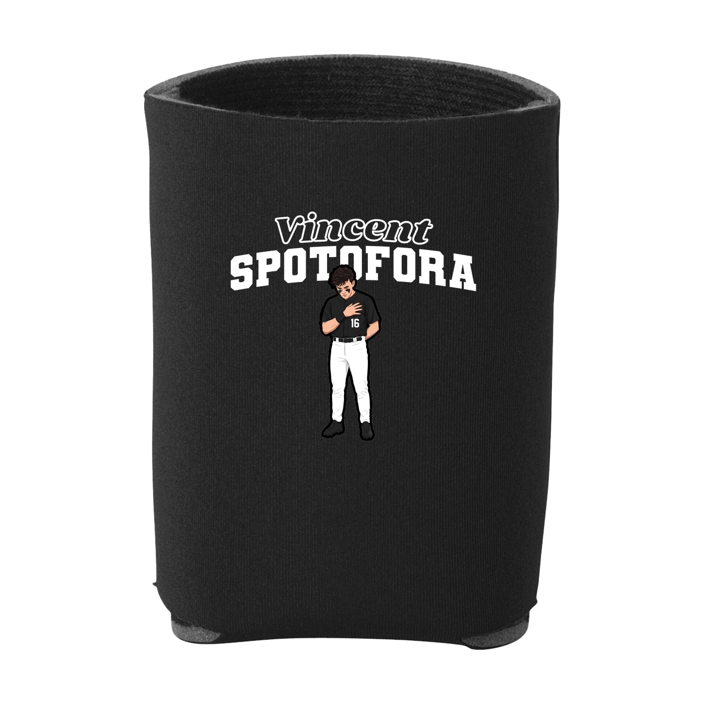Can Holder — Name Arch in Black