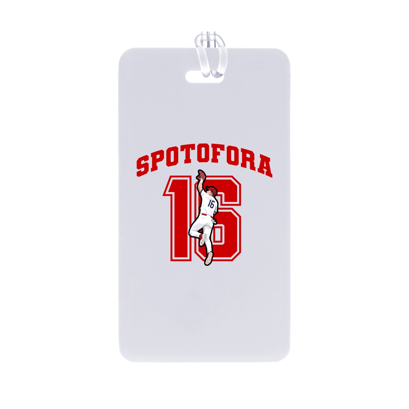 Bag Tag — Number in Classic