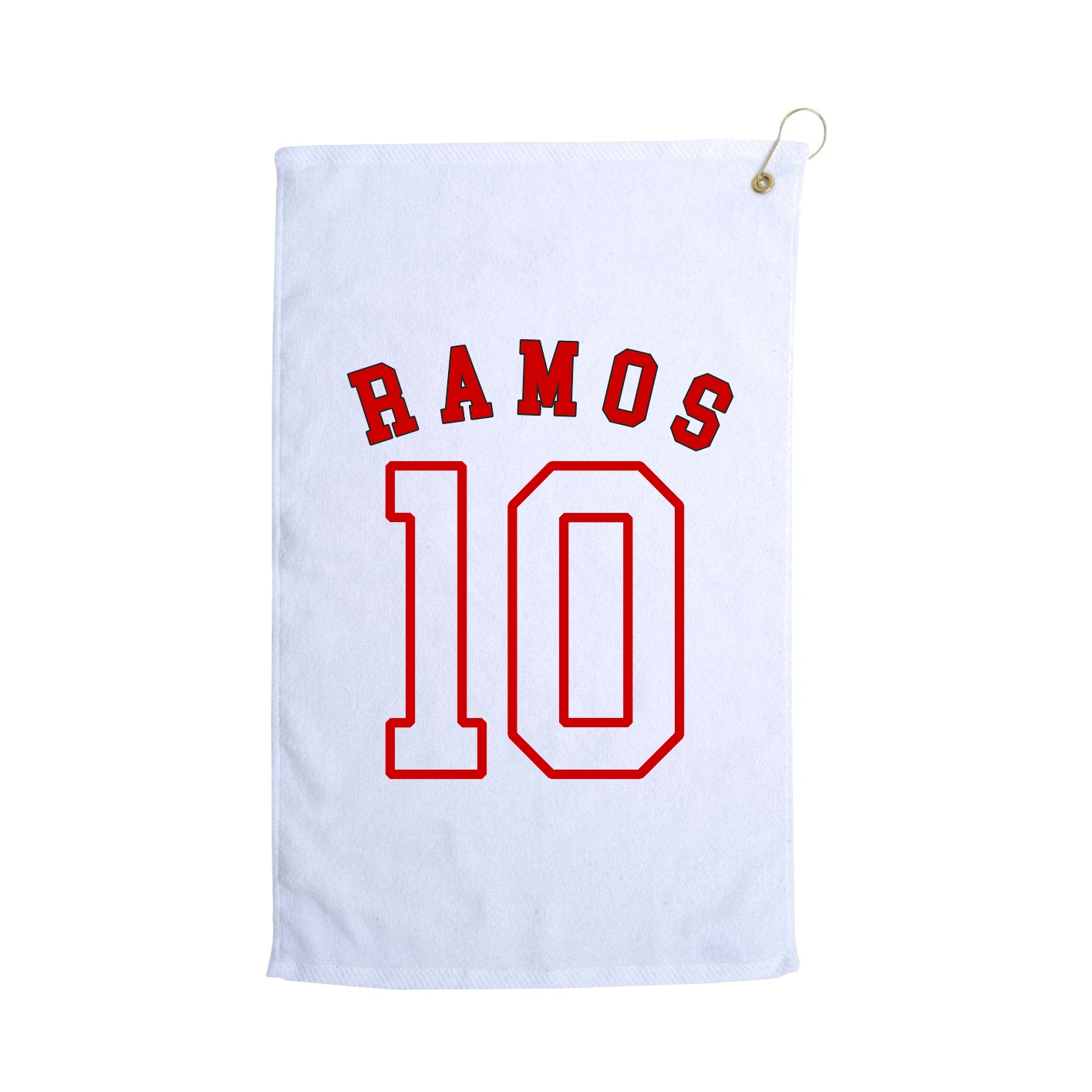 Golf Towel — Shirsey Arch in White