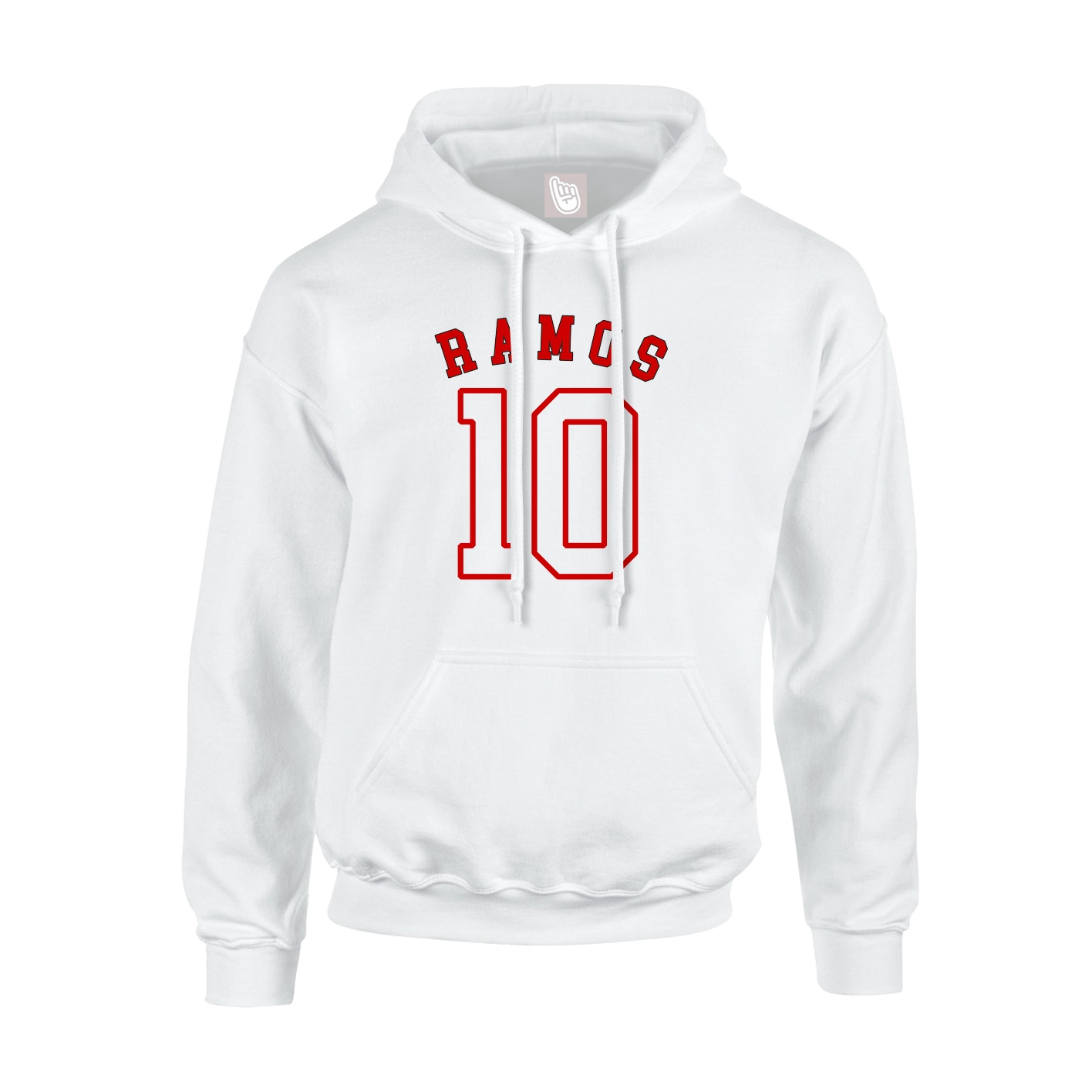 Hoodie — Shirsey Arch in White