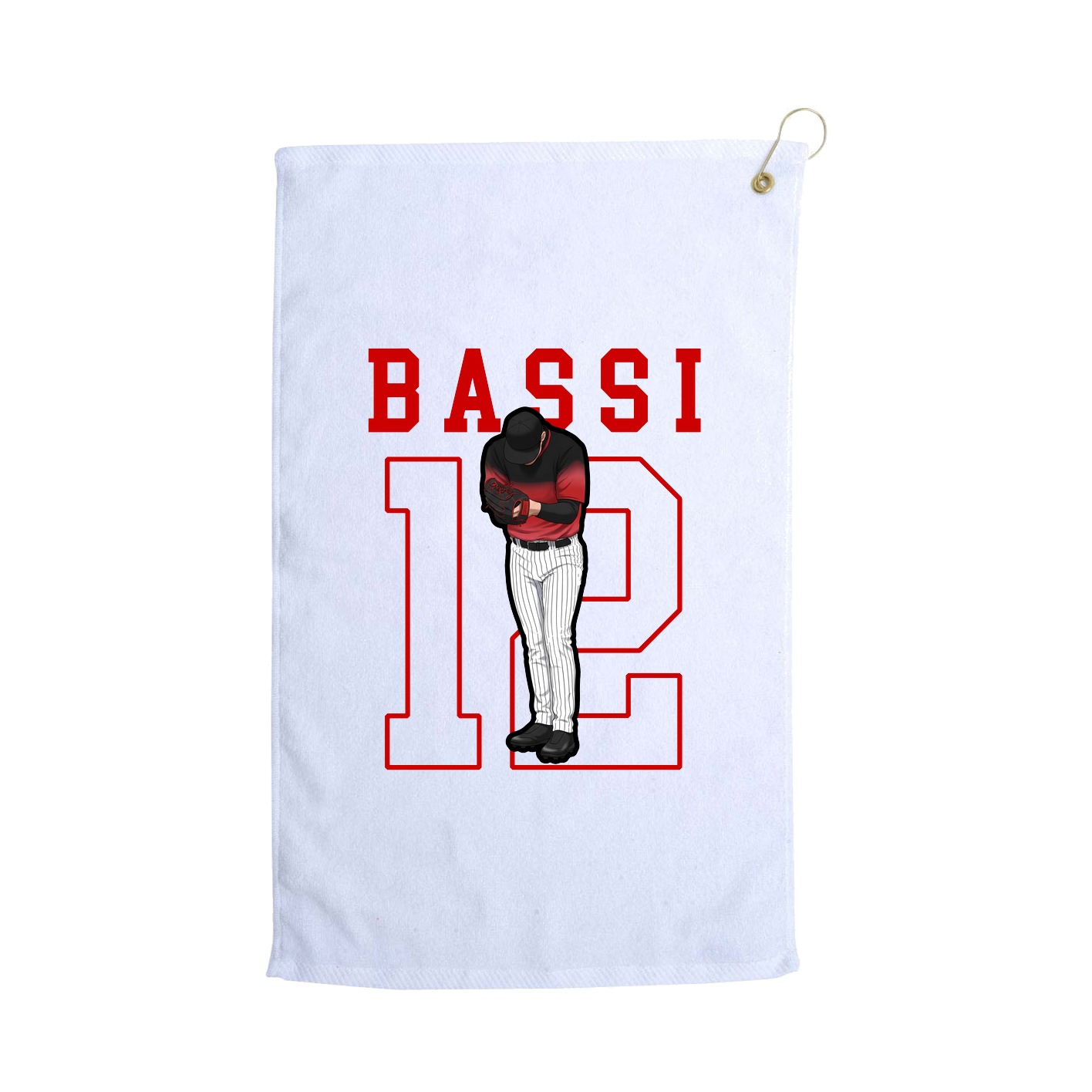 Golf Towel — Shirsey in White