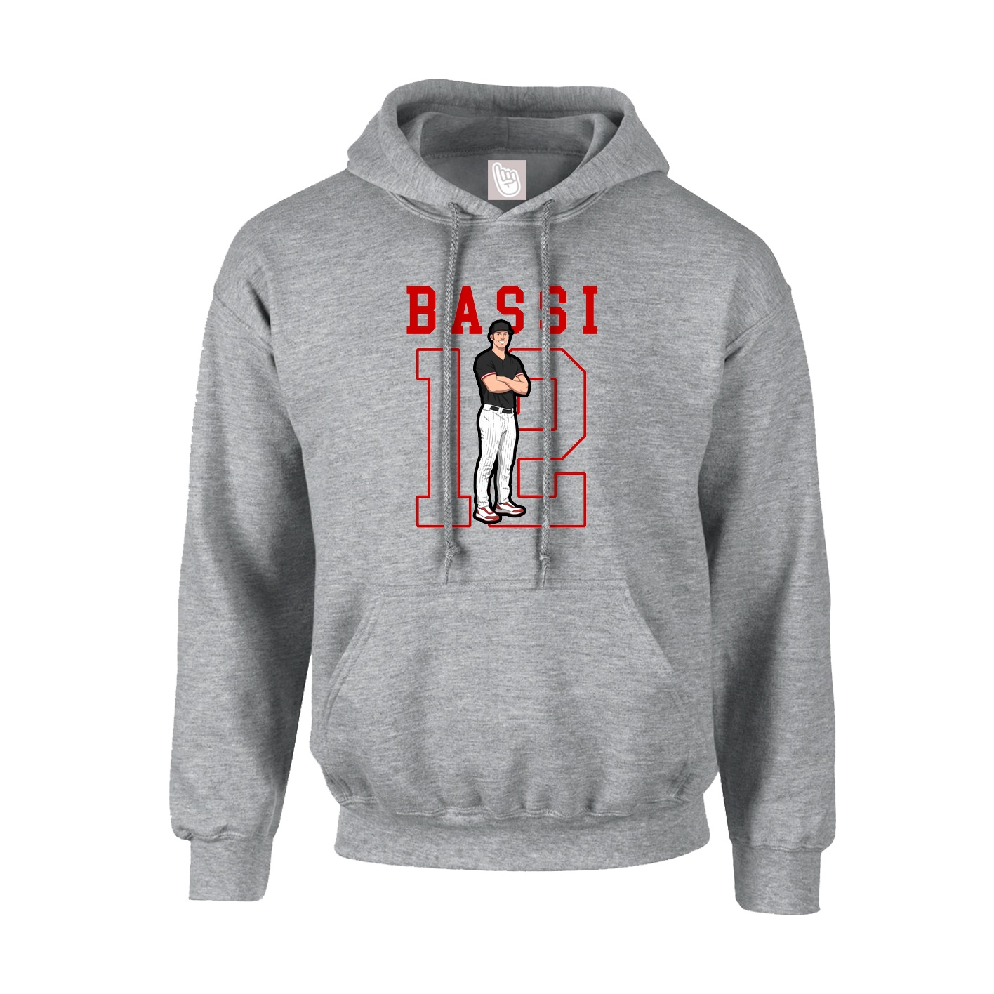 Hoodie — Shirsey in Grey