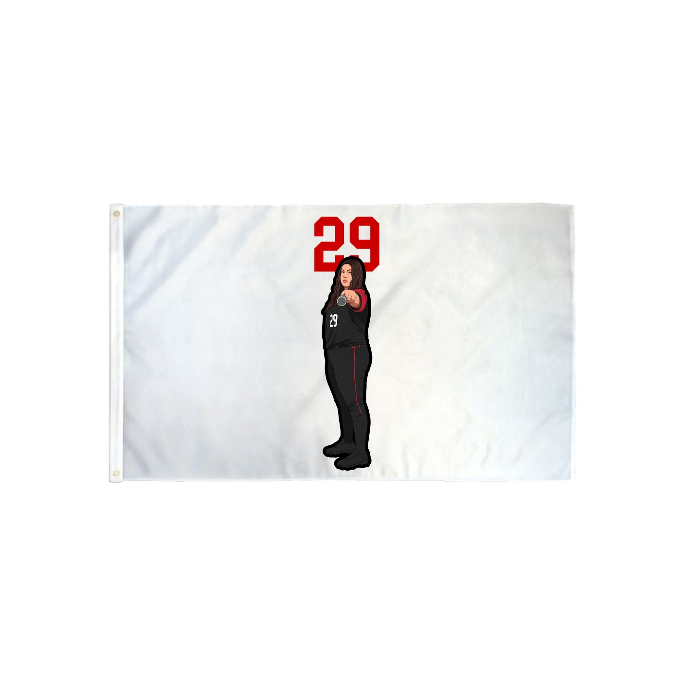3x5 Flag — Number Top in Classic