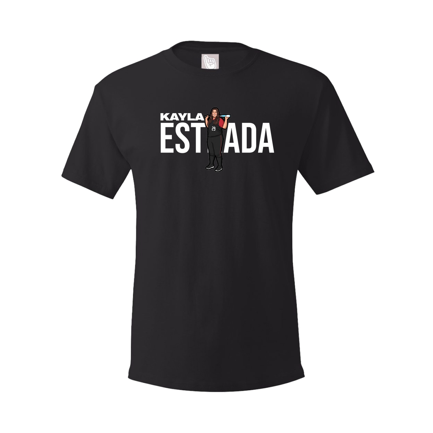 Youth Tee — Player Name in Black