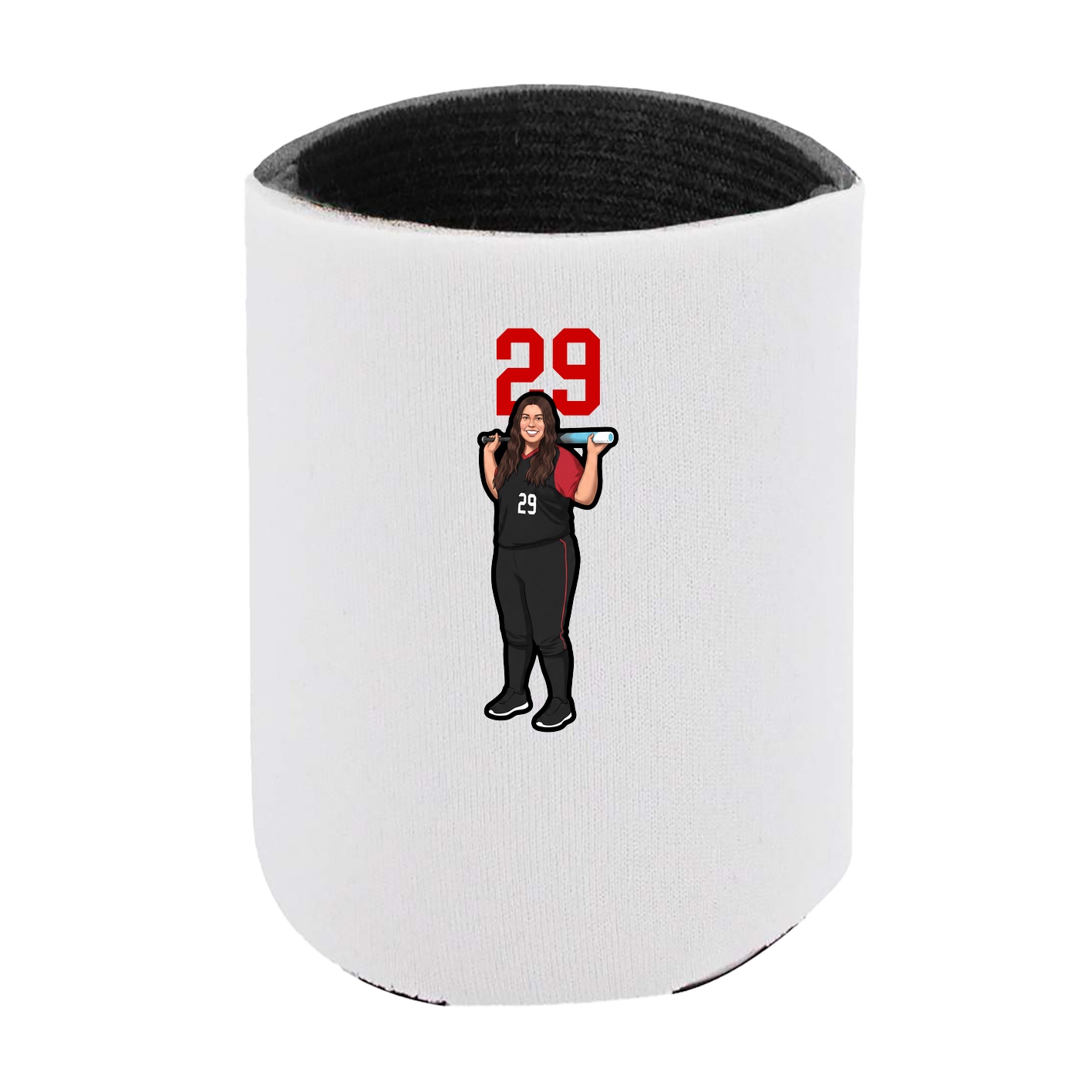 Can Holder — Number Top in White