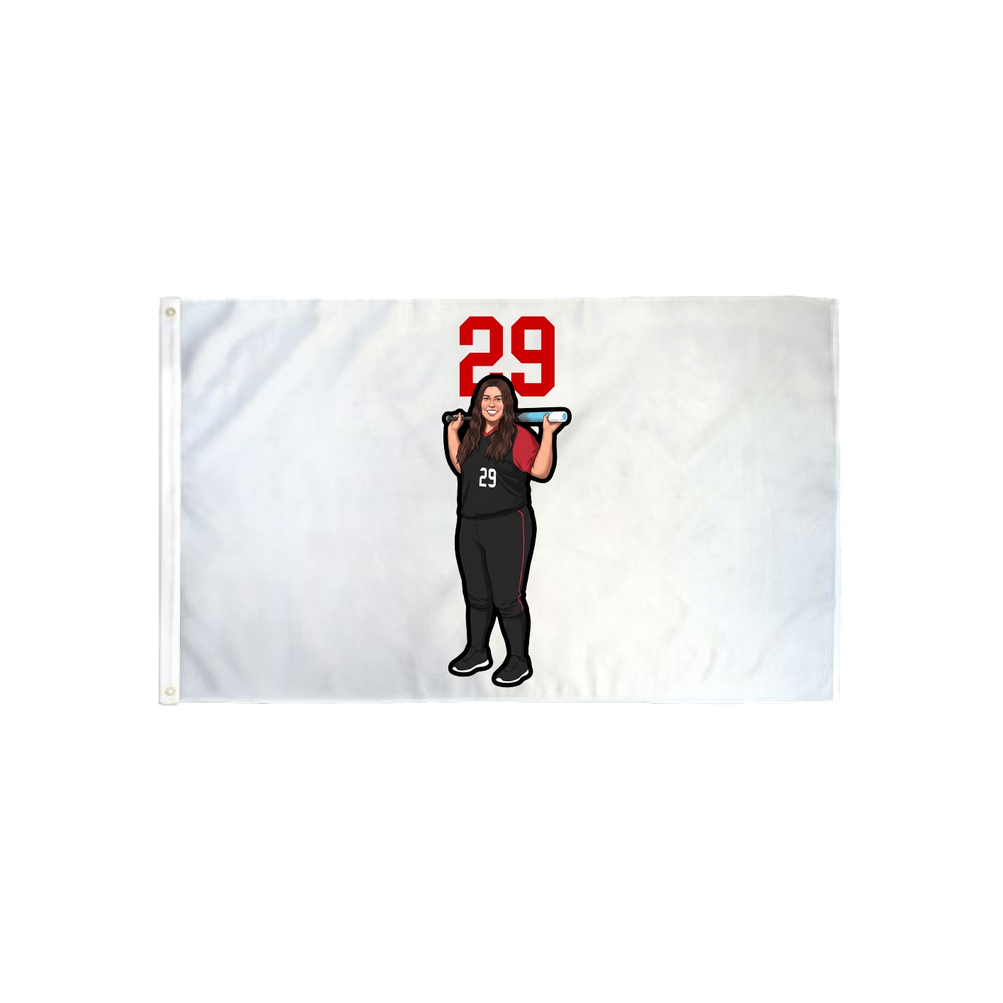 3x5 Flag — Number Top in Classic