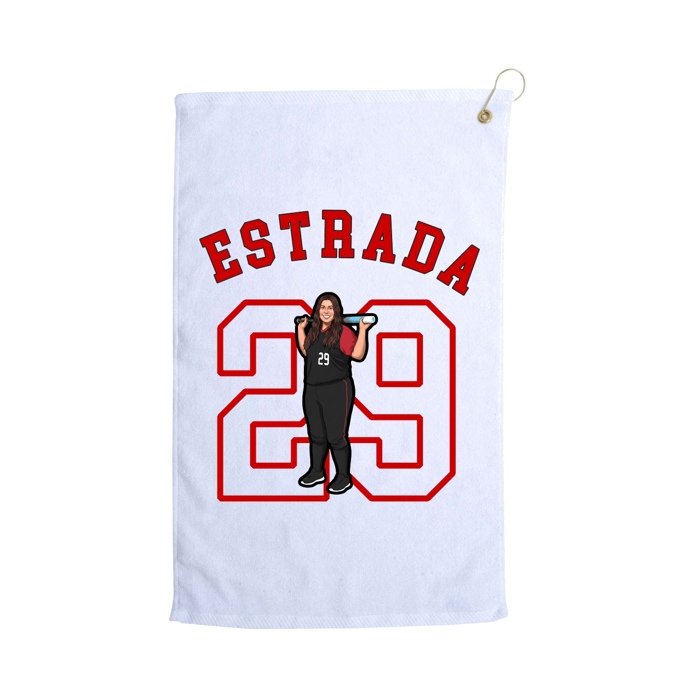 Golf Towel — Shirsey Arch in White