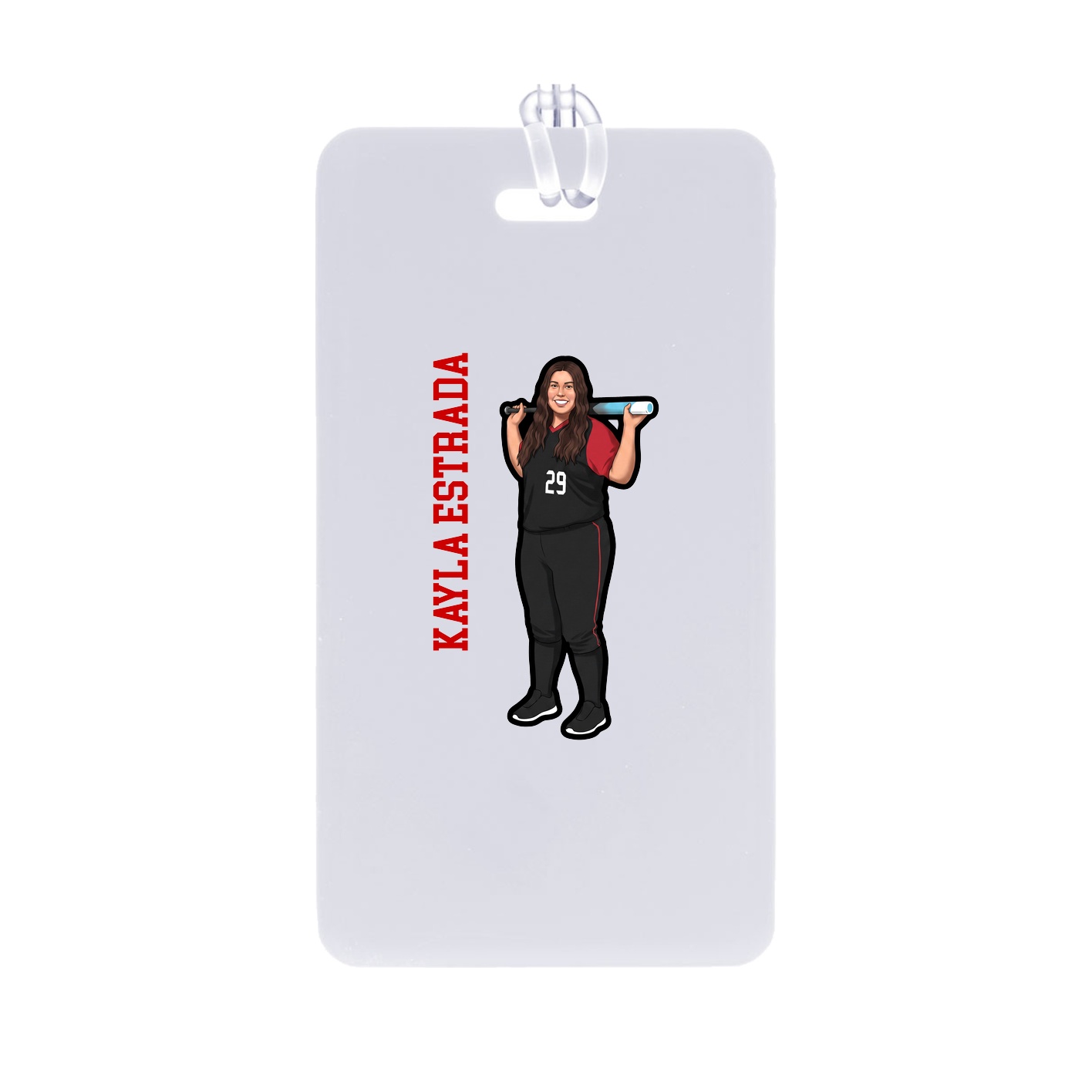 Bag Tag — Name Vertical in Classic