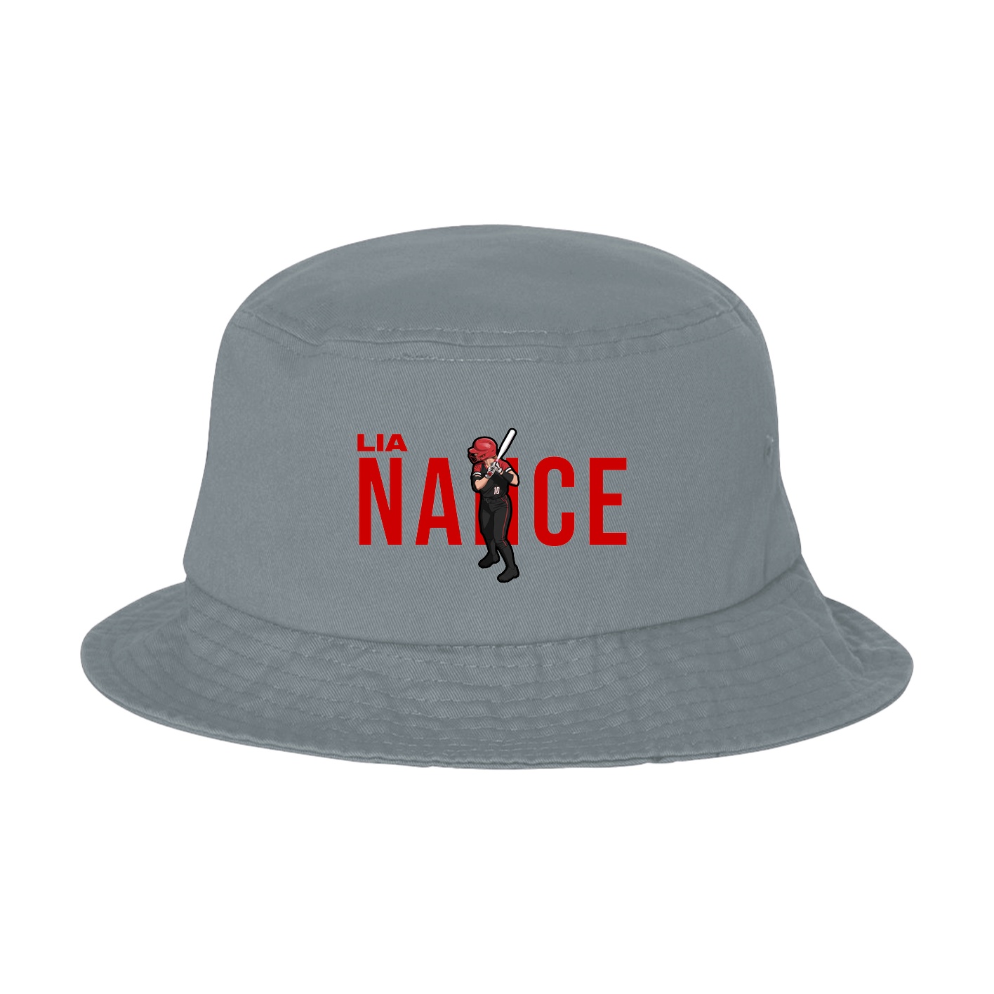 Bucket Cap — Player Name in Grey