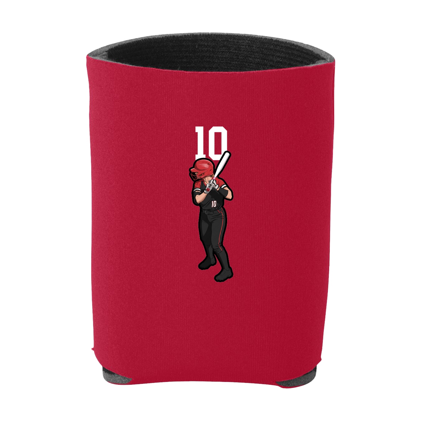 Can Holder — Number Top in Red