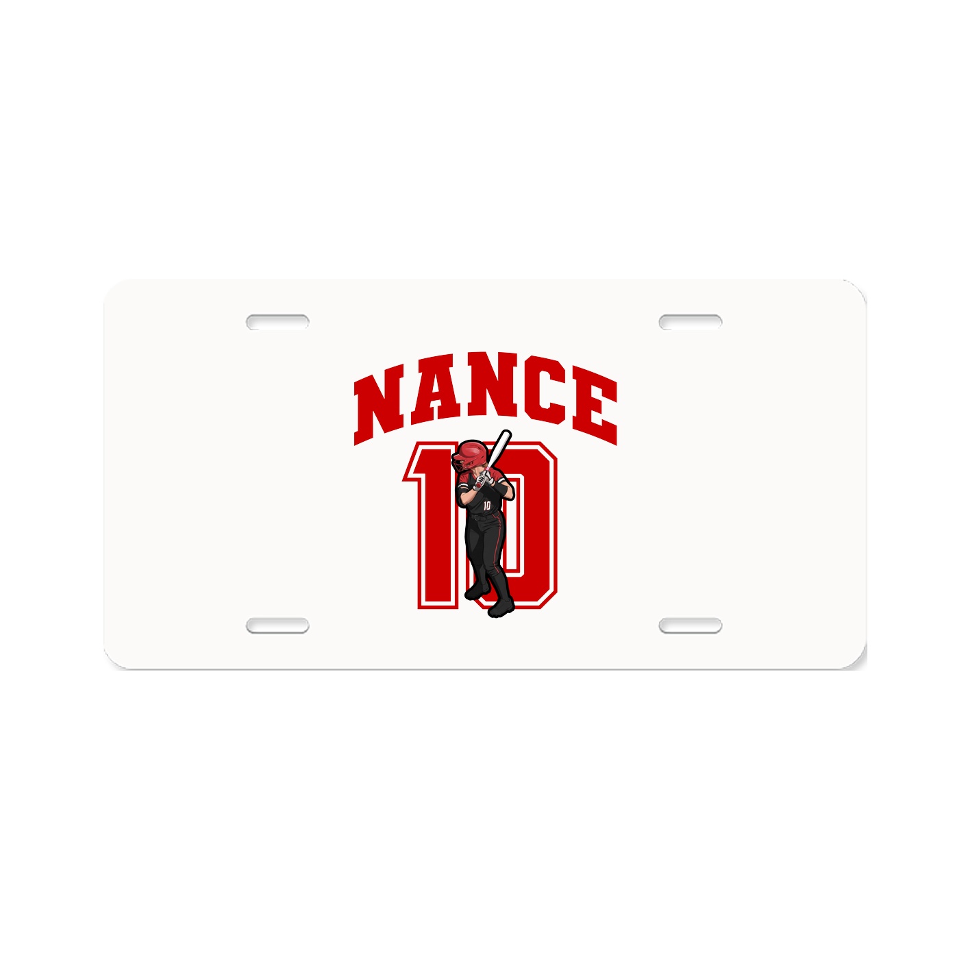 License Plate — Number in Classic