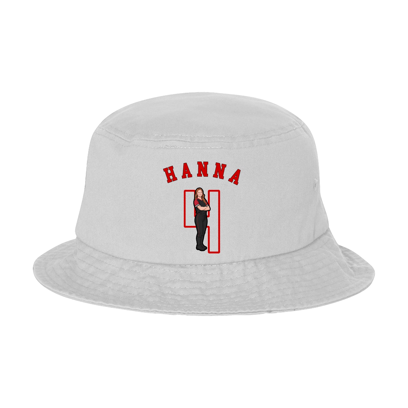 Bucket Cap — Shirsey Arch in White