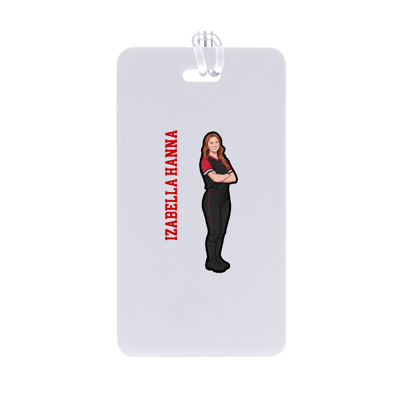 Bag Tag — Name Vertical in Classic