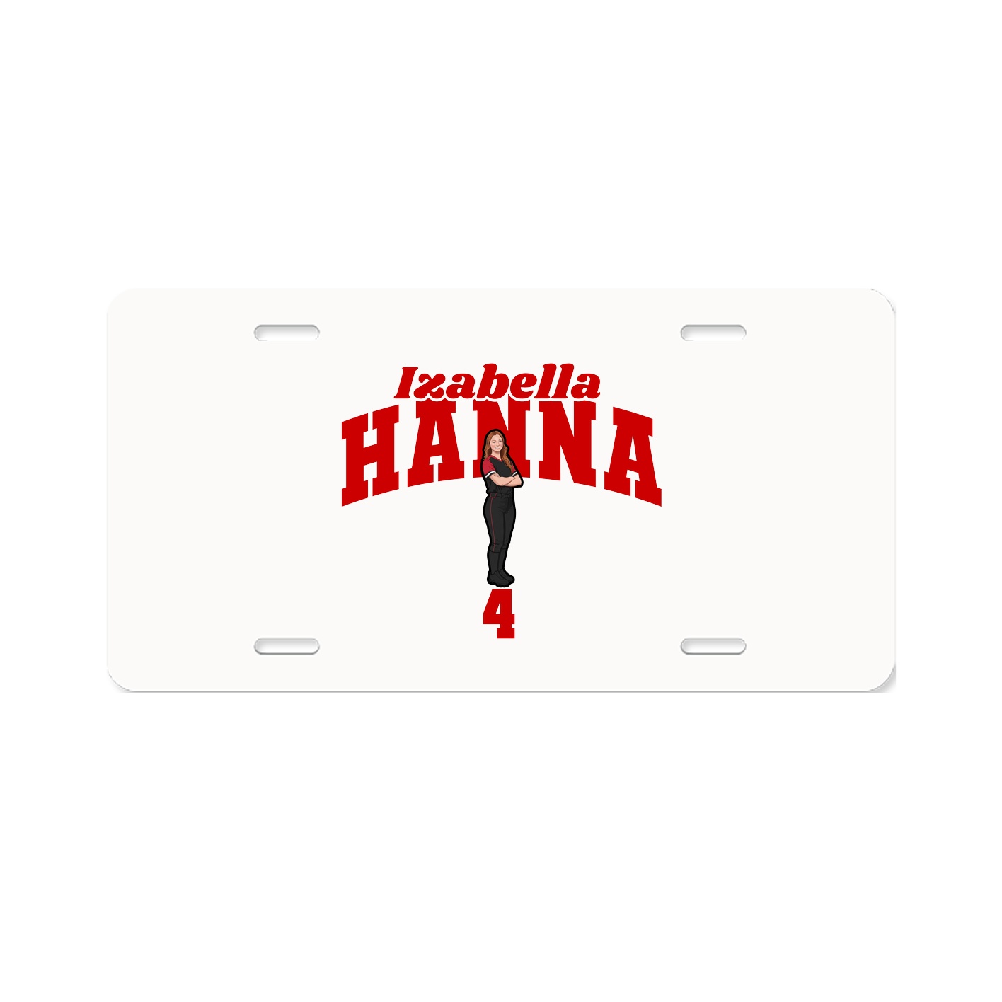License Plate — Signature Arch in Classic