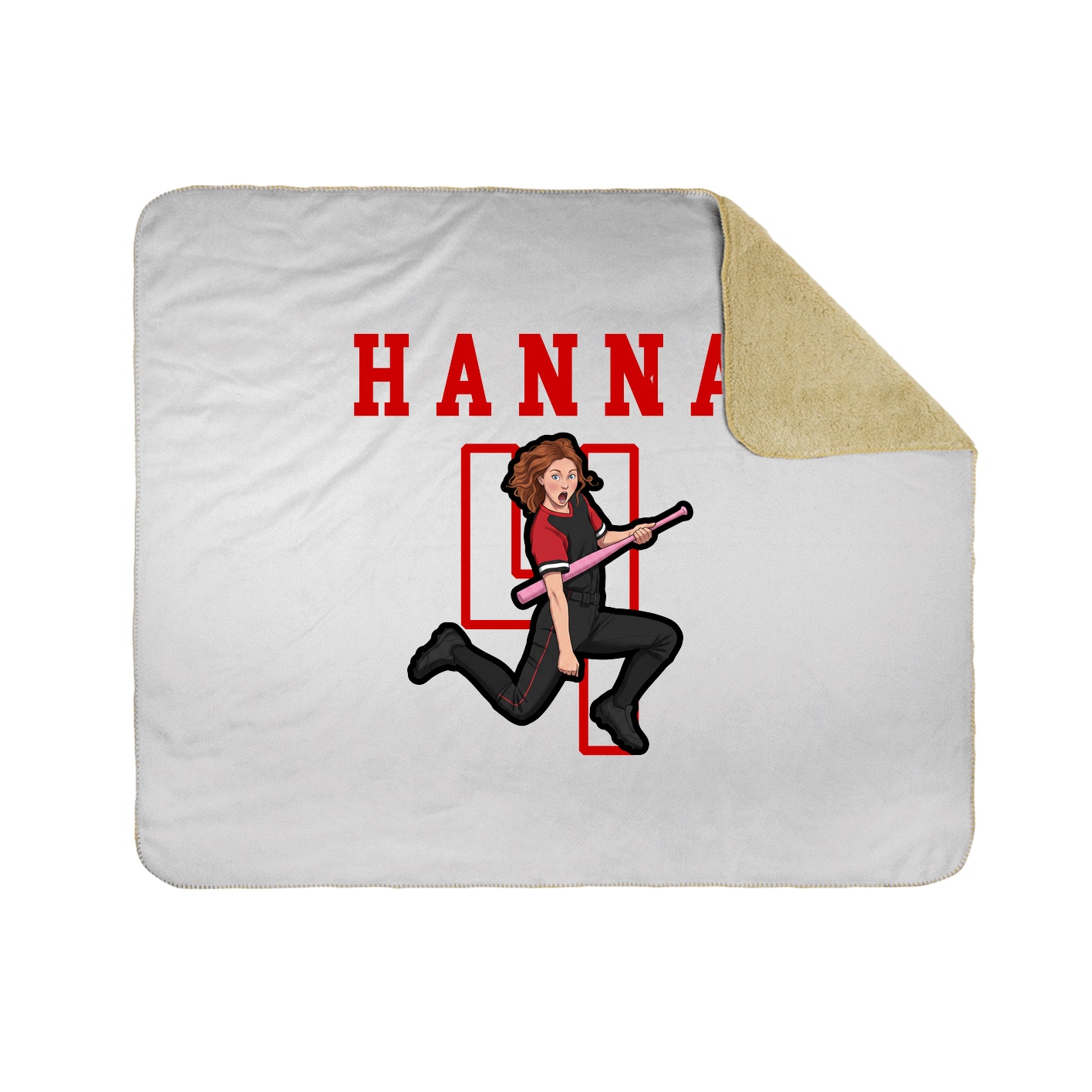 Throw Blanket — Shirsey in White