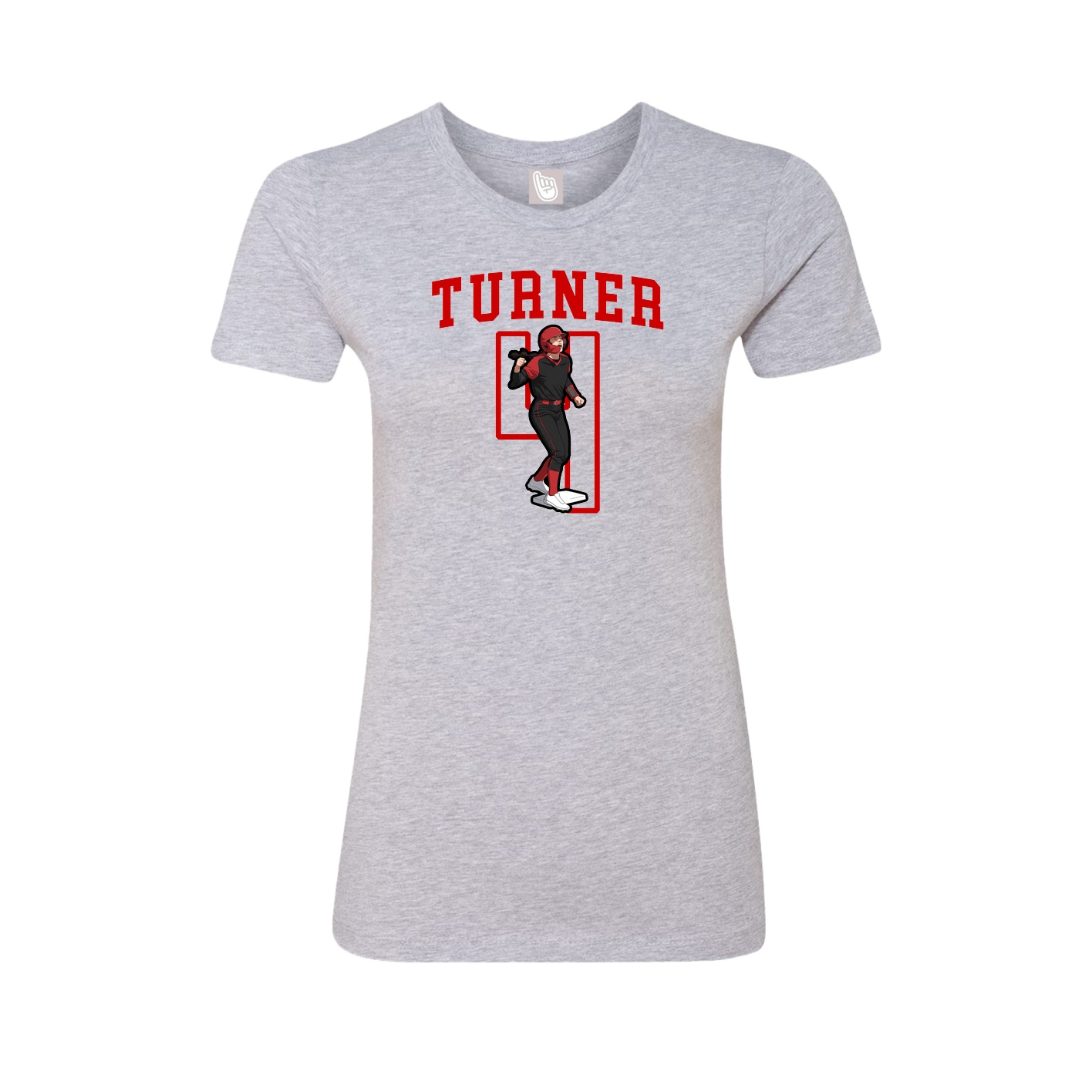 Fitted Women's Tee — Shirsey in Grey