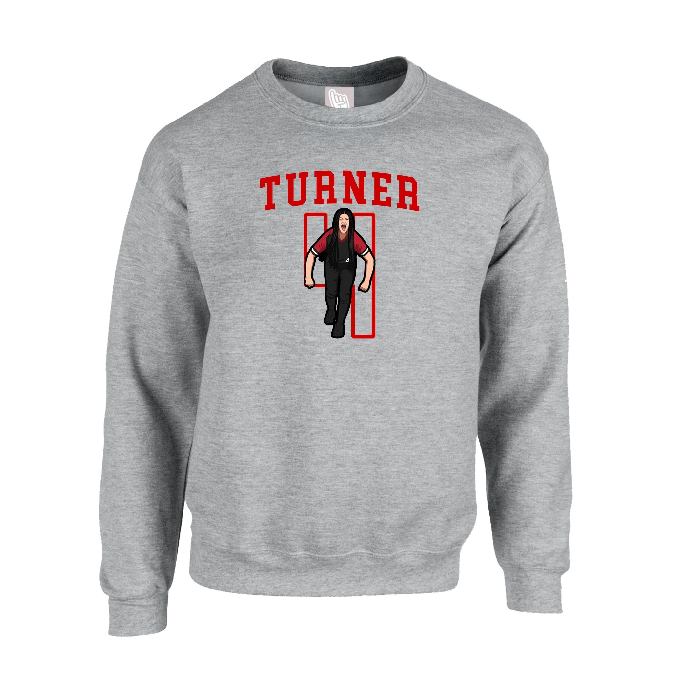 Fleece Crew — Shirsey in Grey