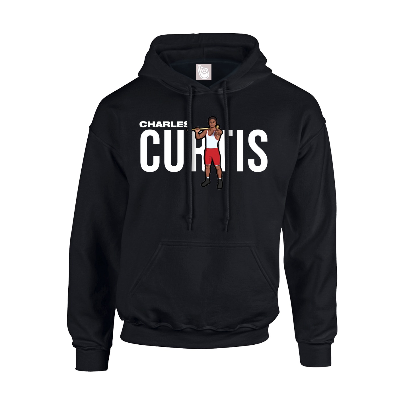 Hoodie — Player Name in Black