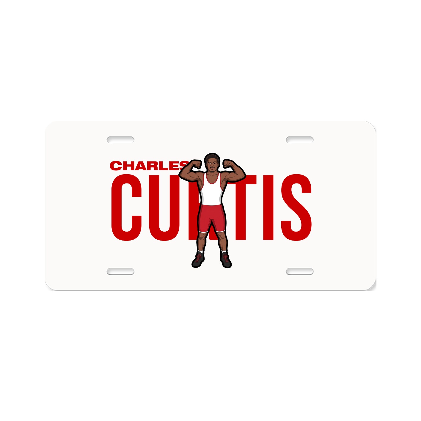 License Plate — Player Name in Classic