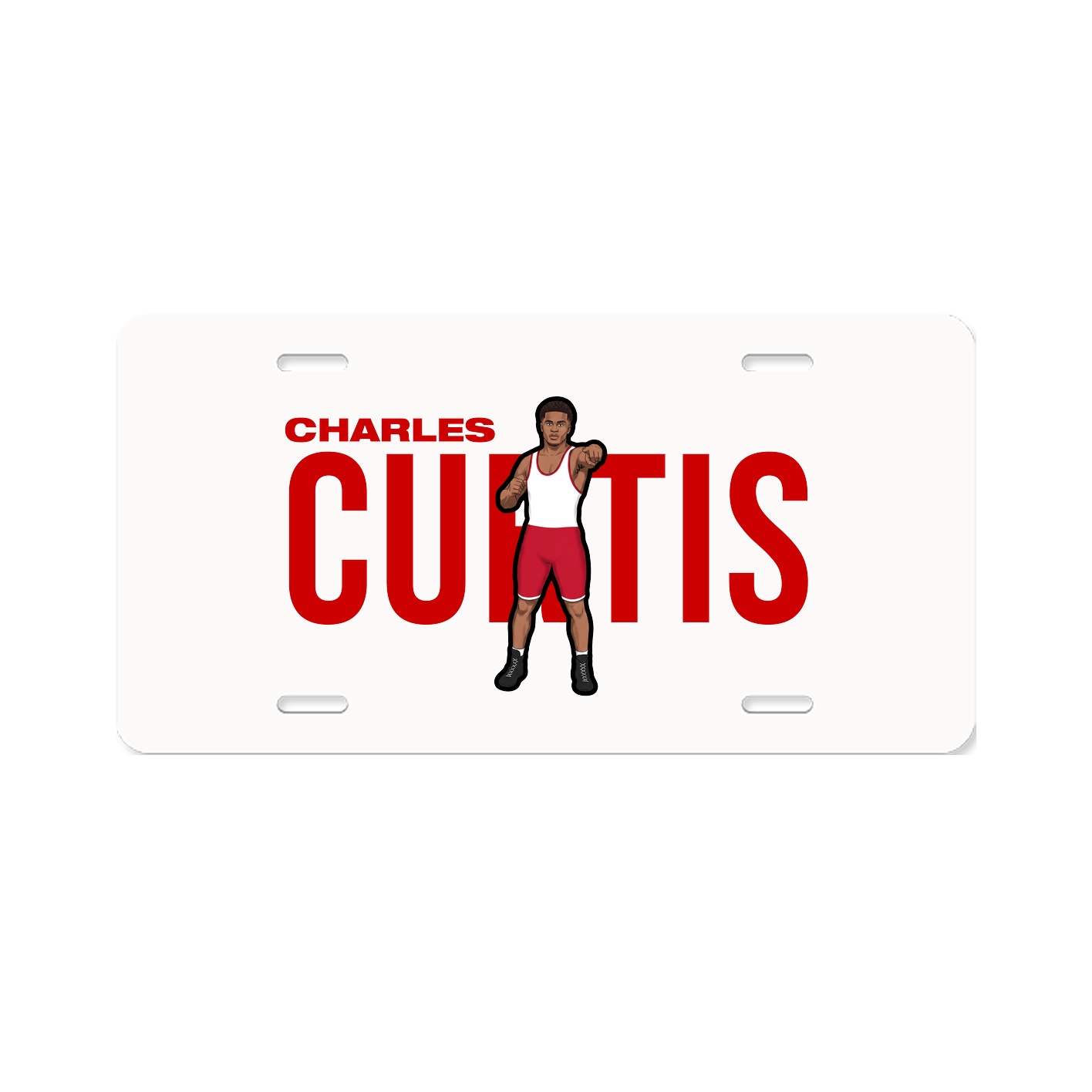 License Plate — Player Name in Classic