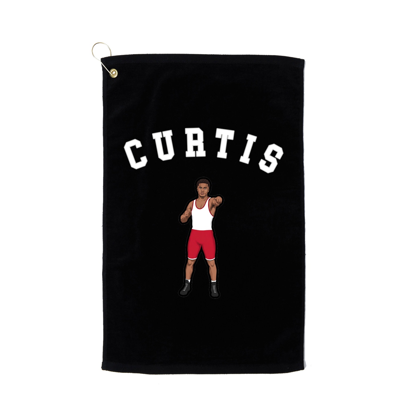 Golf Towel — Shirsey Arch in Black