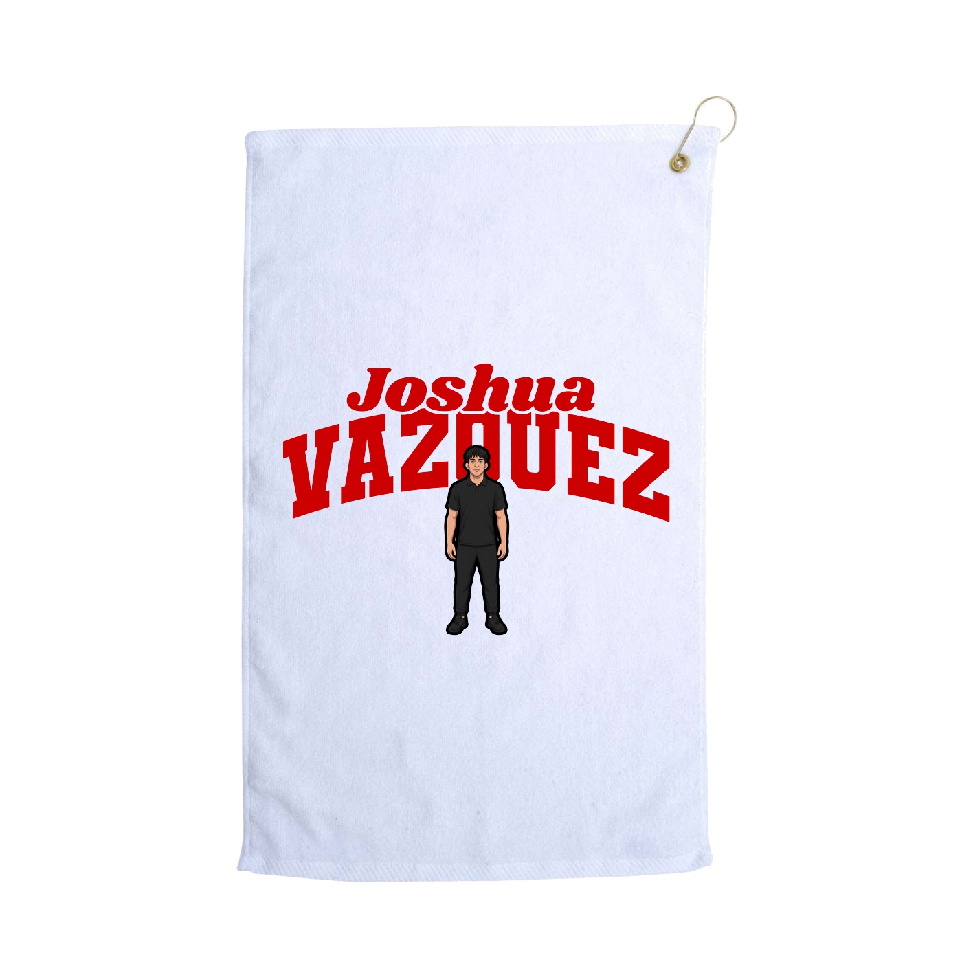Golf Towel — Signature Arch in White