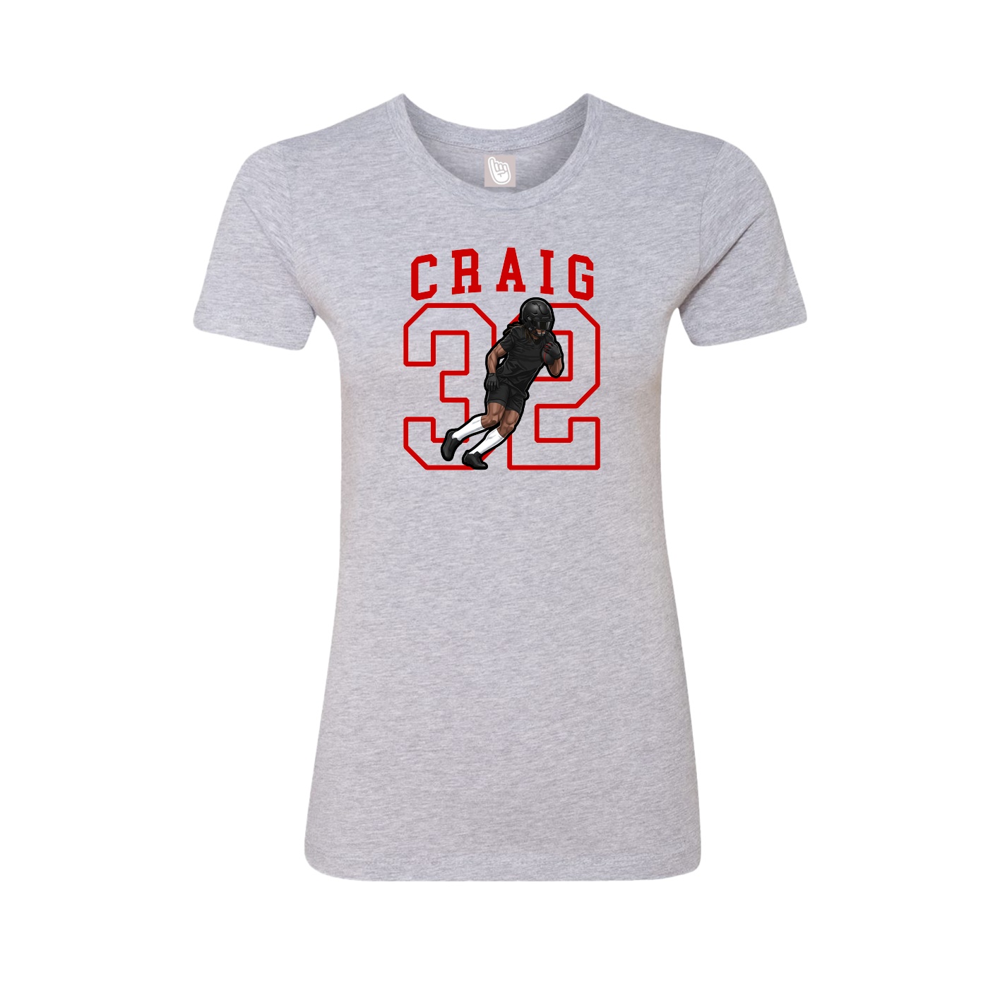 Fitted Women's Tee — Shirsey in Grey