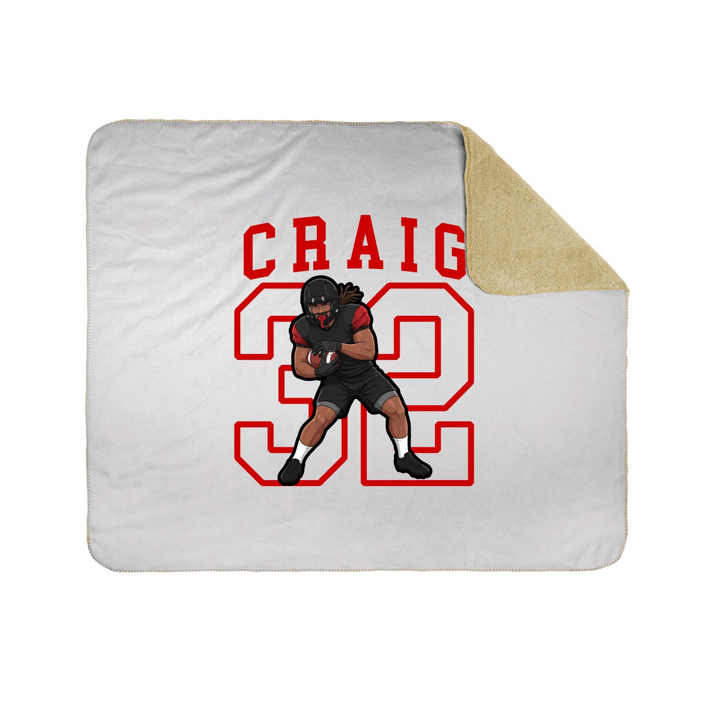 Throw Blanket — Shirsey in White