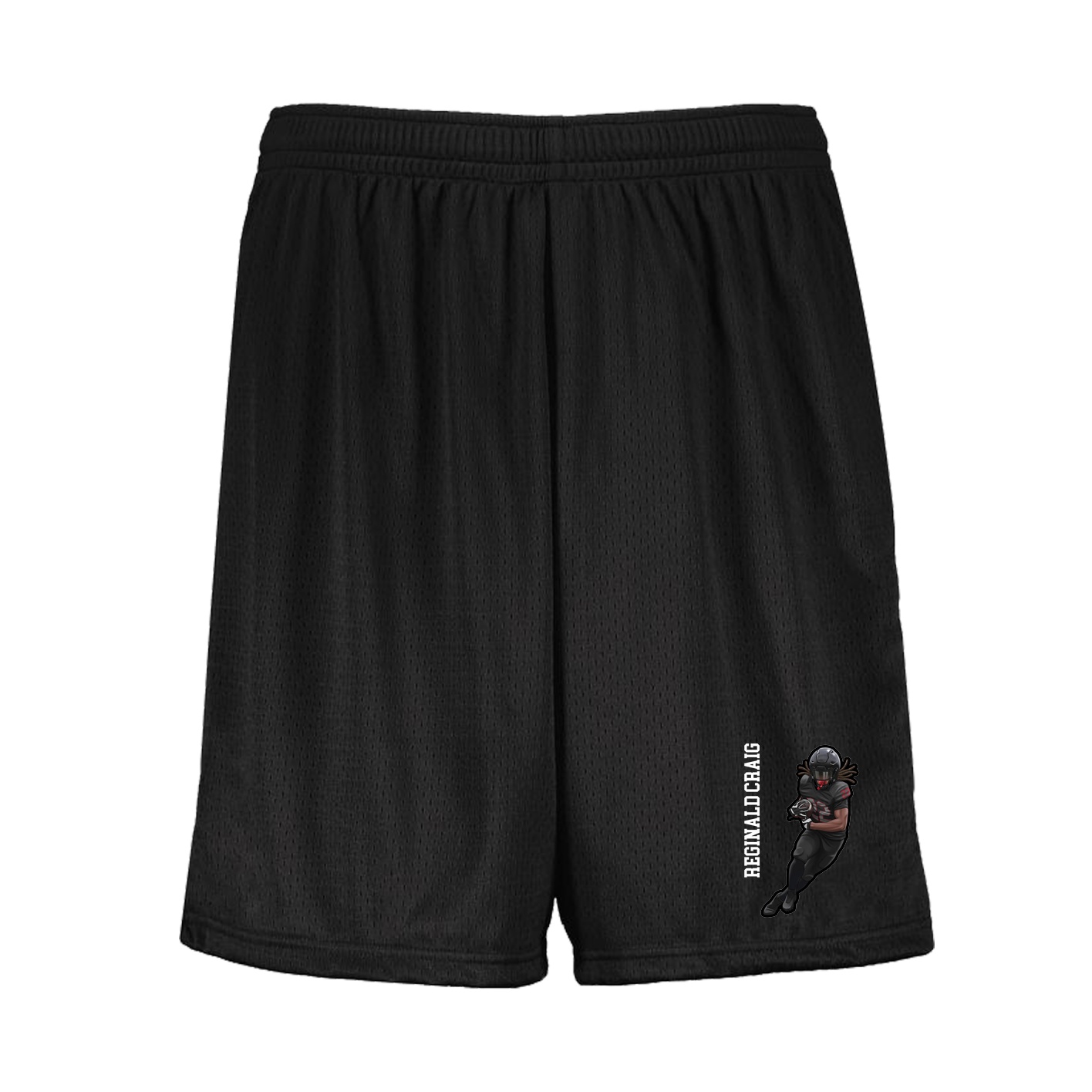 Shorts — Name Vertical in Black
