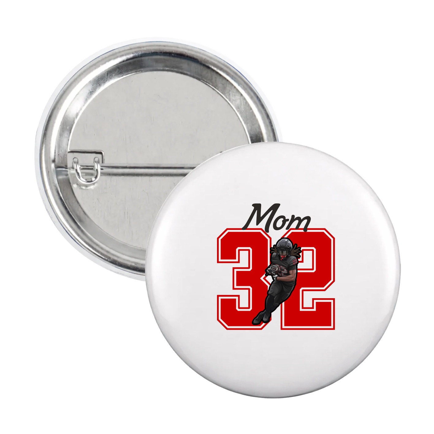 Game Day Button — Mothers Day Shirsey in White