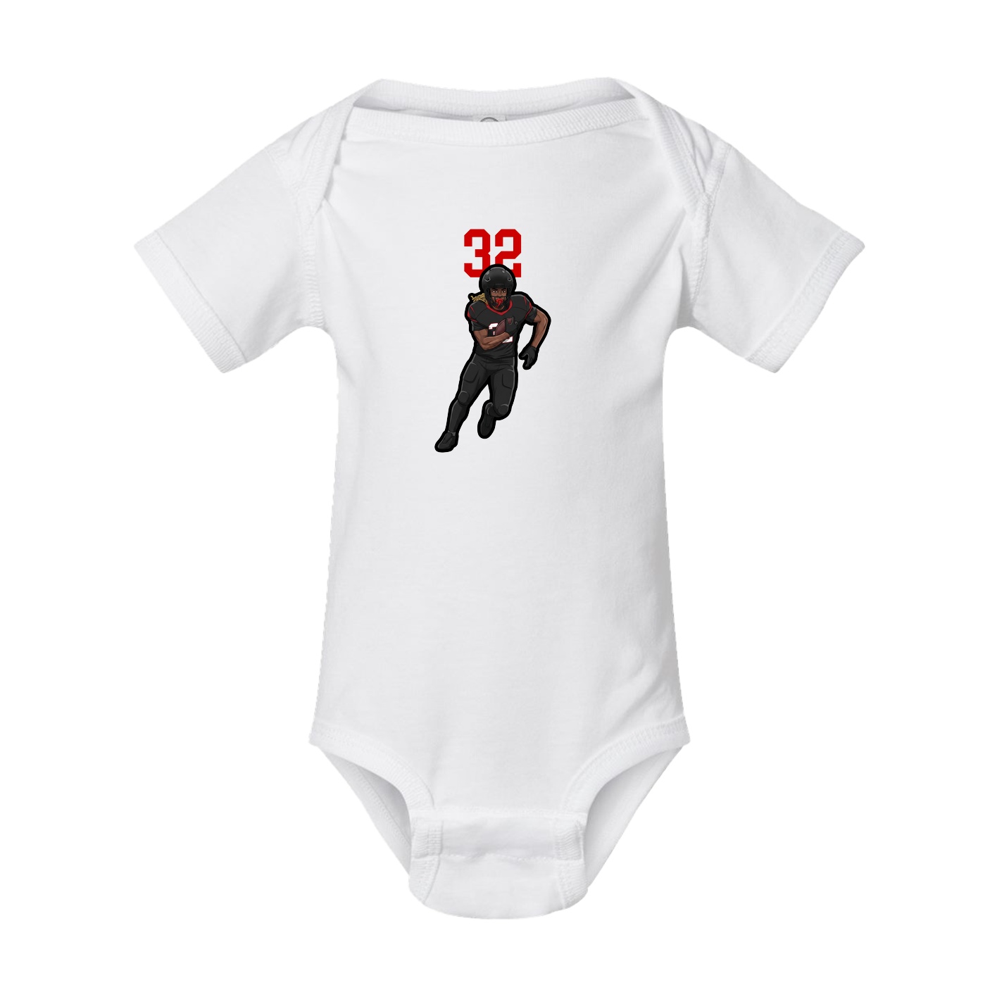 Baby Onesie — Number Top in White