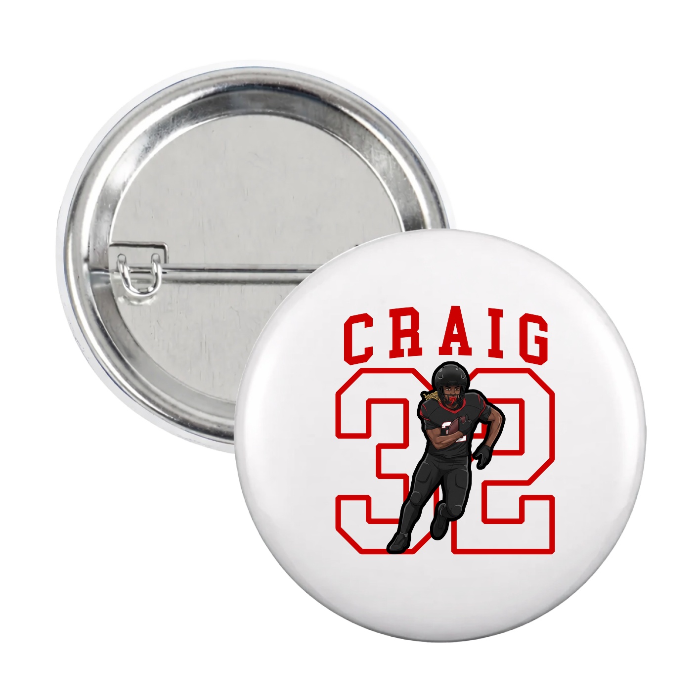 Game Day Button — Shirsey in White