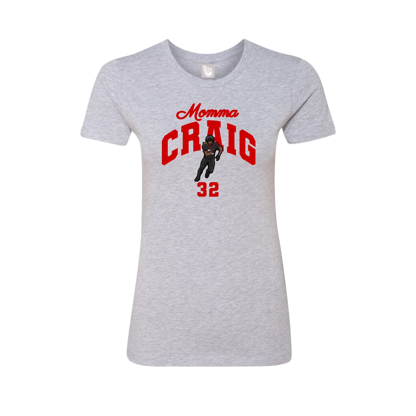 Womens Tee — Mothers Day Arch in Grey