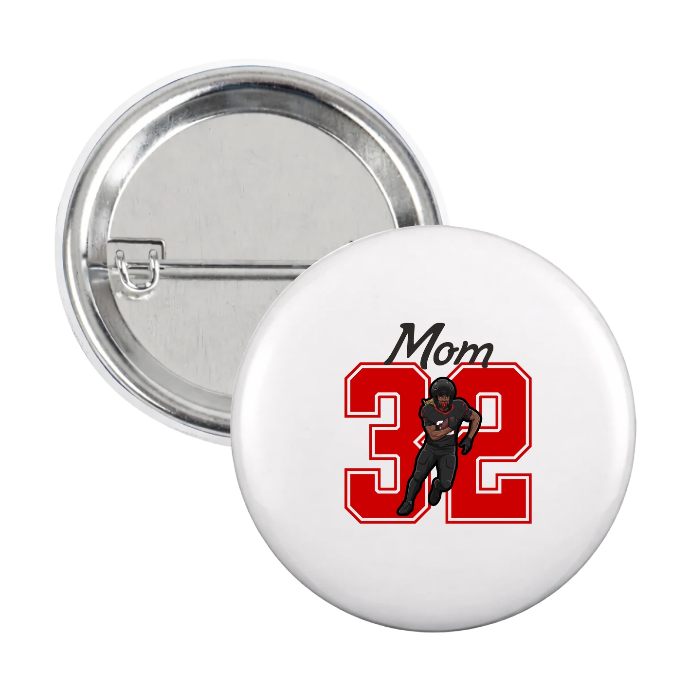 Game Day Button — Mothers Day Shirsey in White