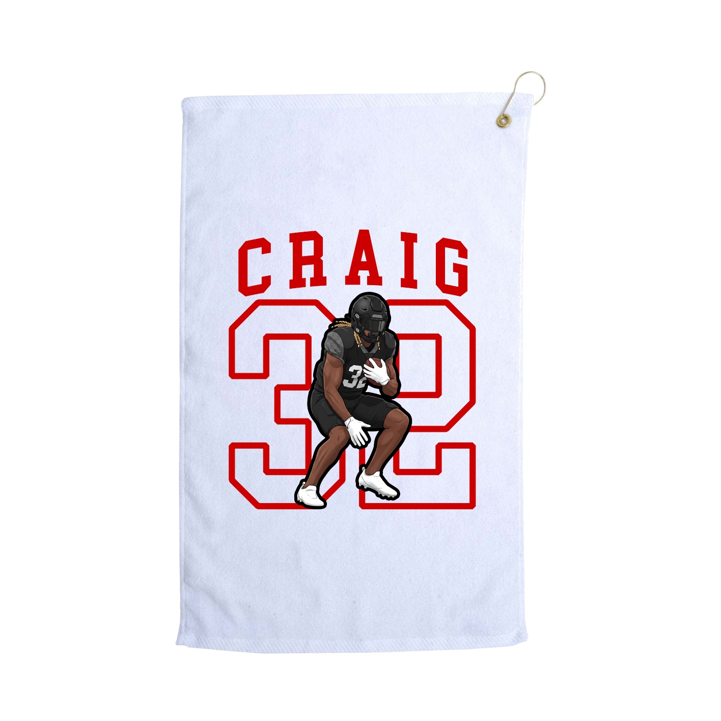 Golf Towel — Shirsey in White