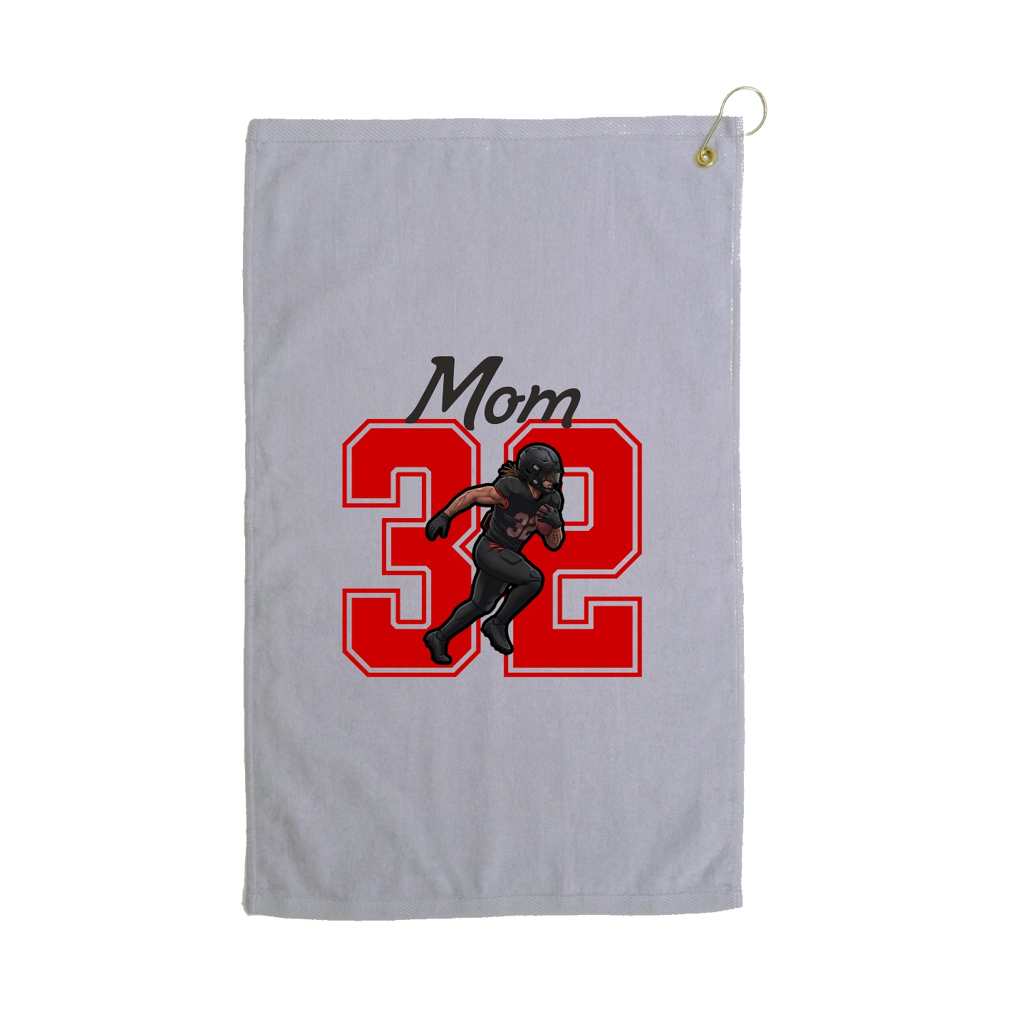 Golf Towel — Mothers Day Shirsey in Grey