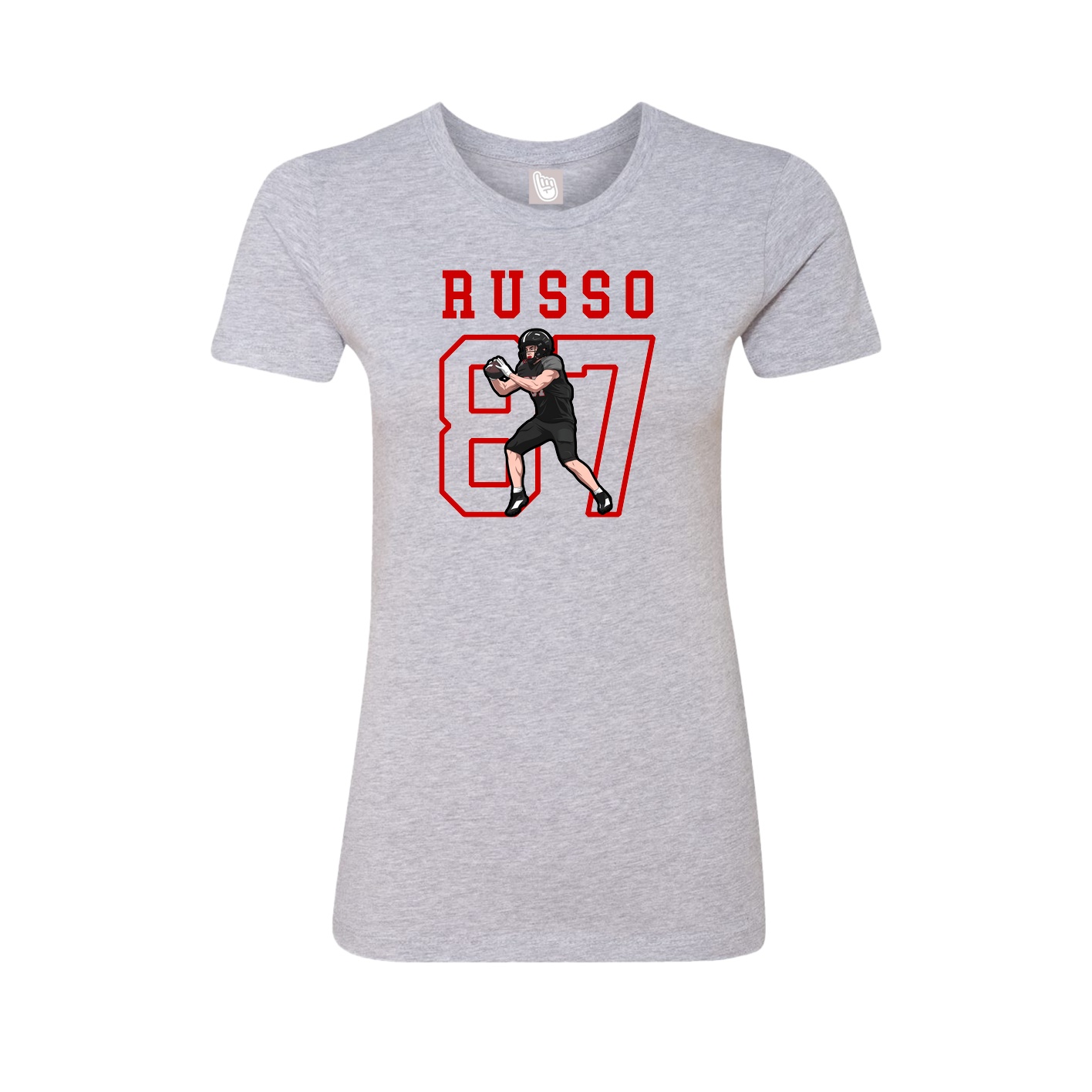 Fitted Women's Tee — Shirsey in Grey