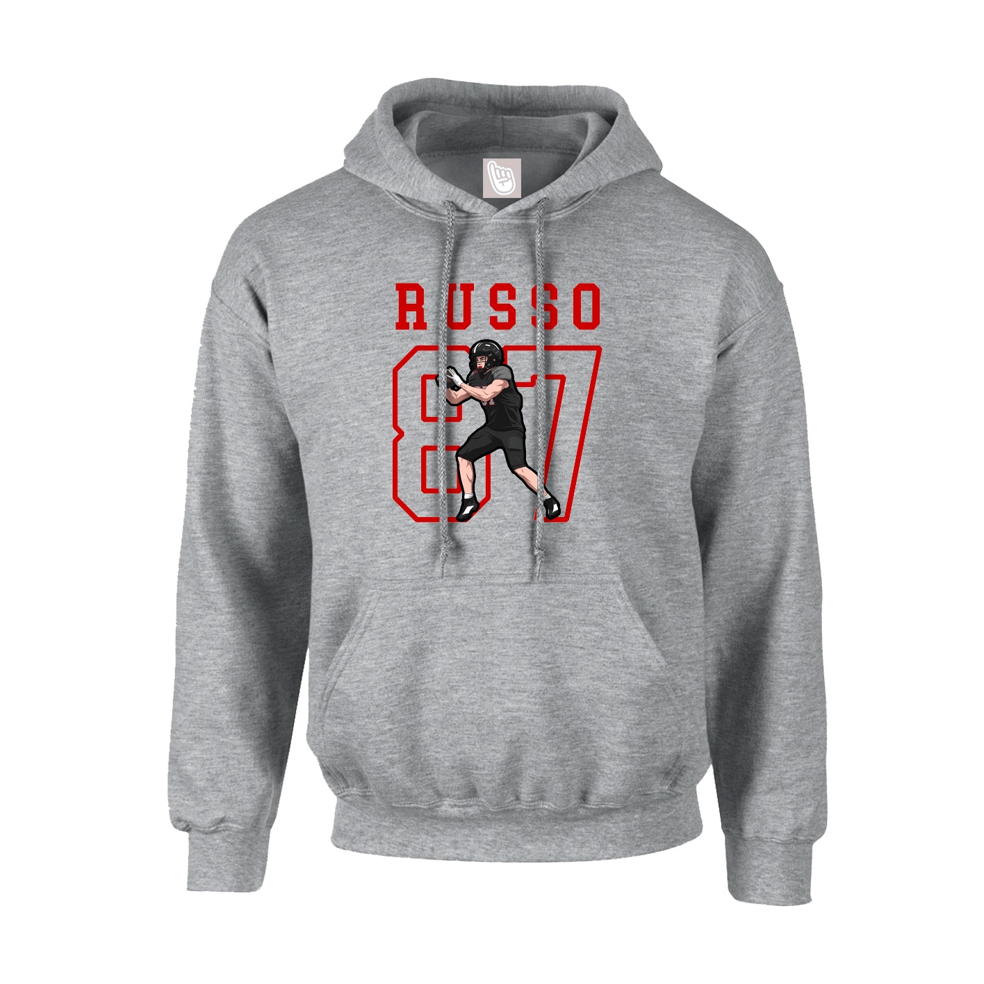 Hoodie — Shirsey in Grey