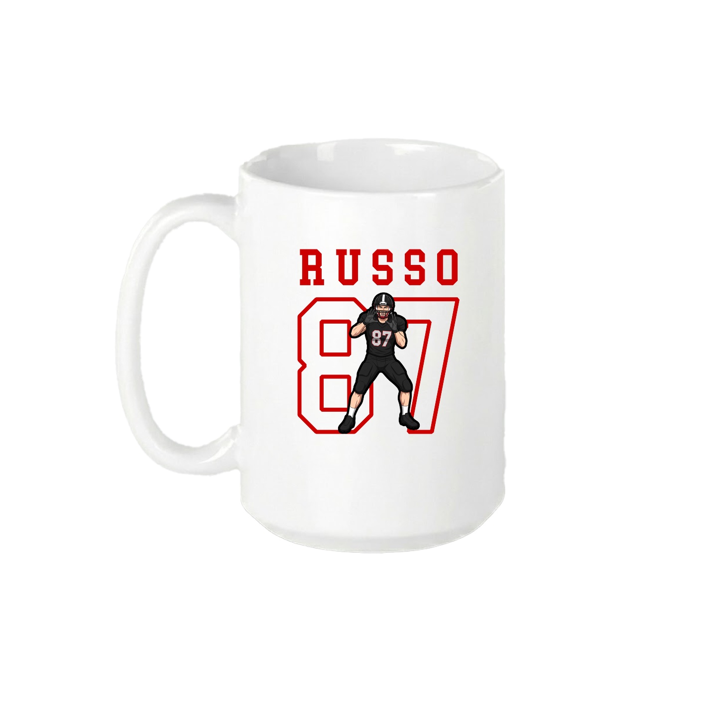15oz Coffee Mug — Shirsey in White