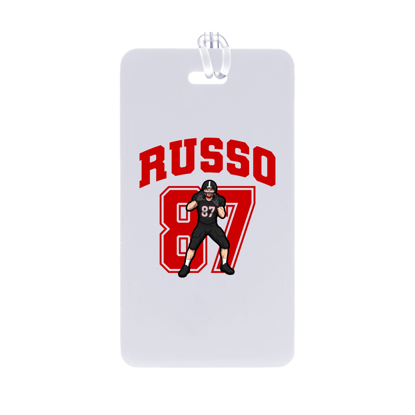 Bag Tag — Number in Classic