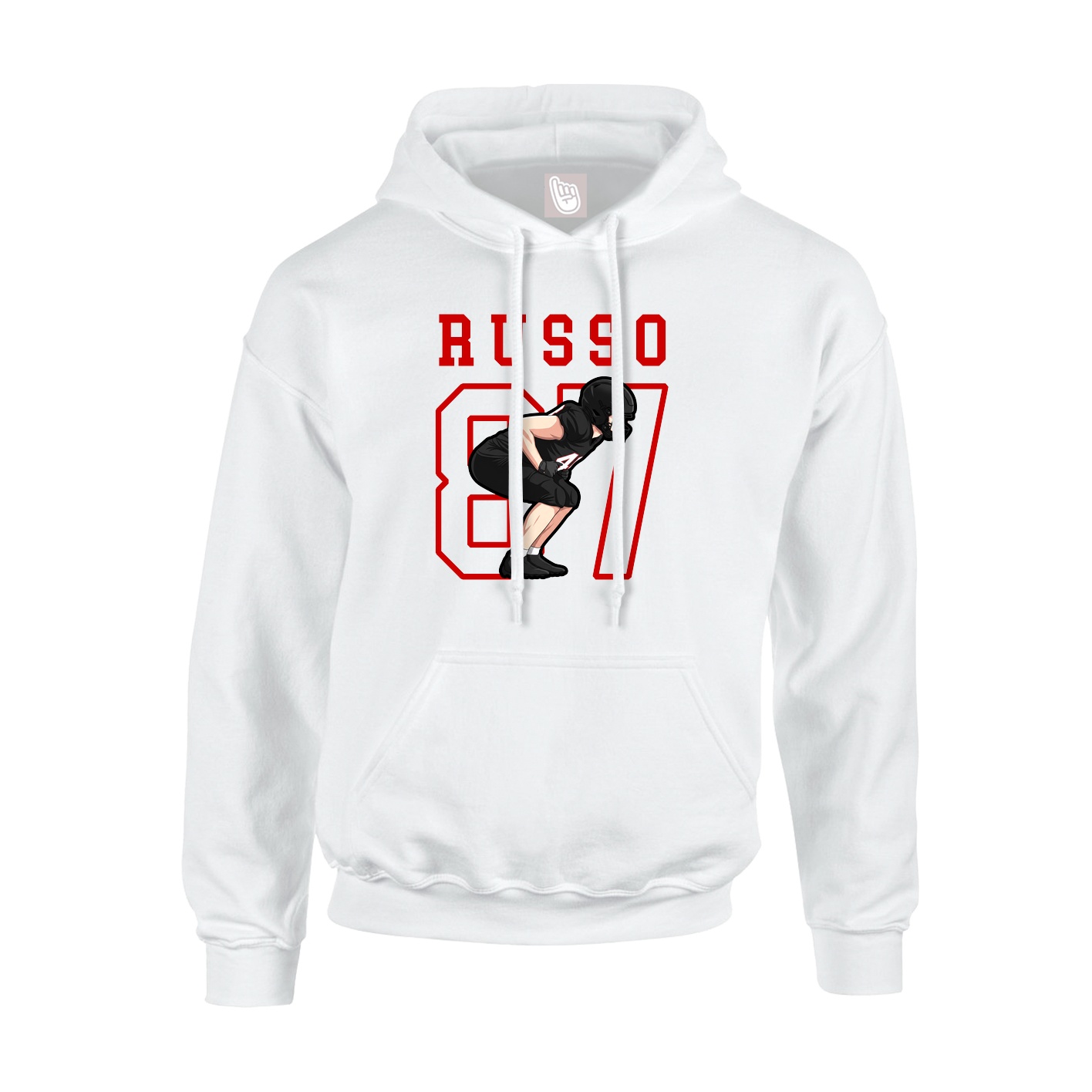 Youth Hoodie — Shirsey in White