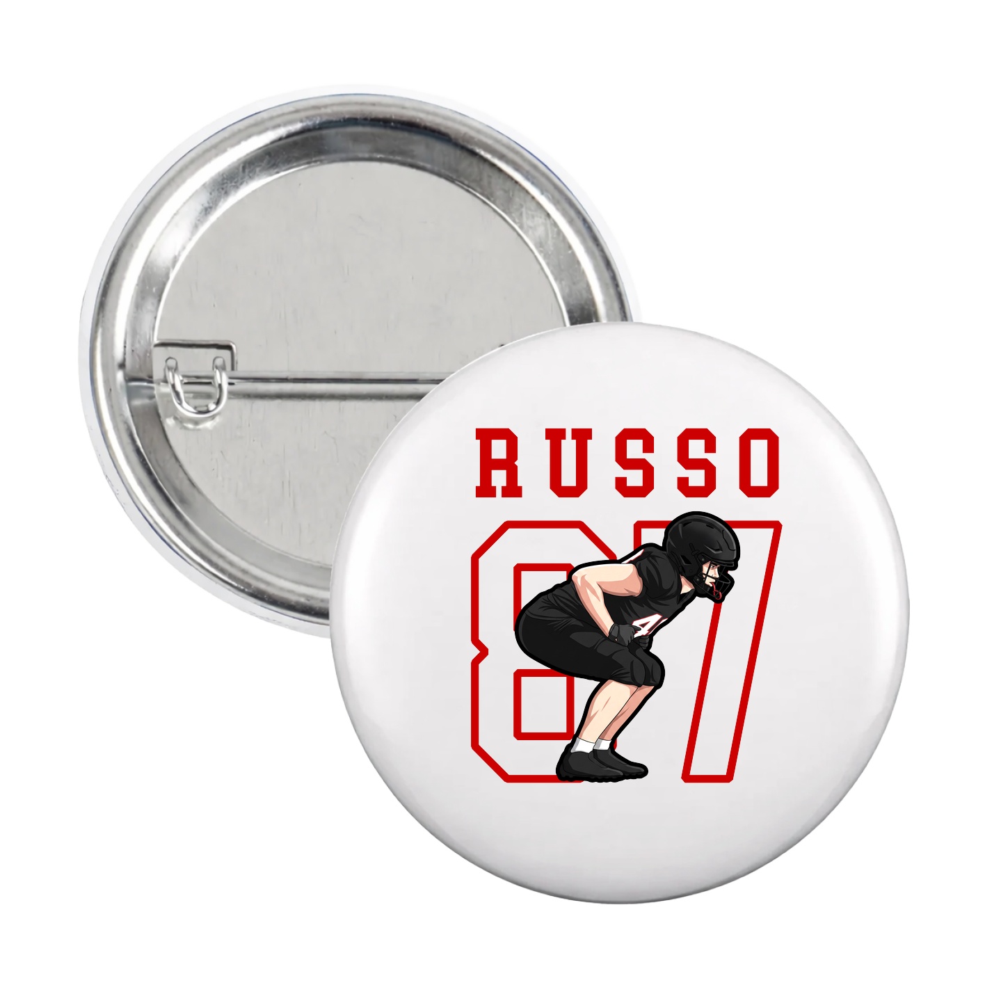 Game Day Button — Shirsey in White
