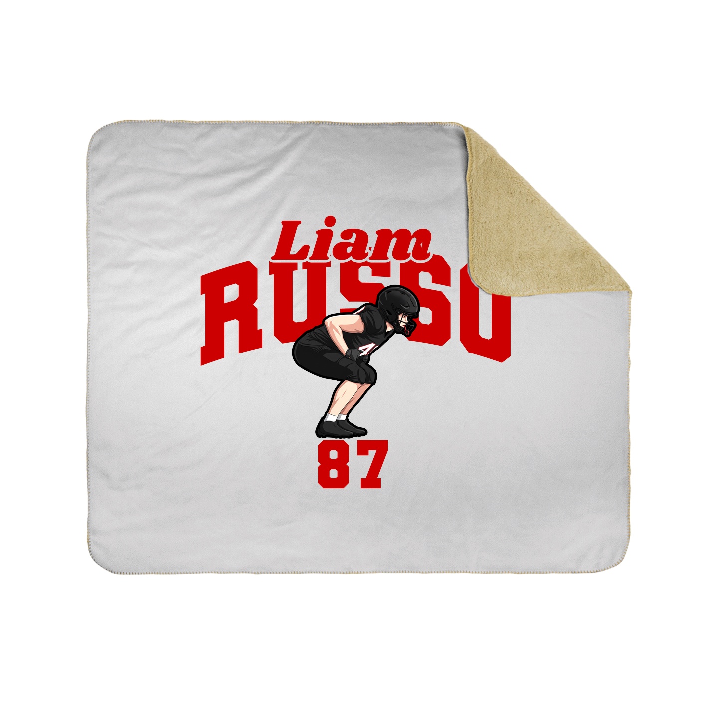 Throw Blanket — Signature Arch in White