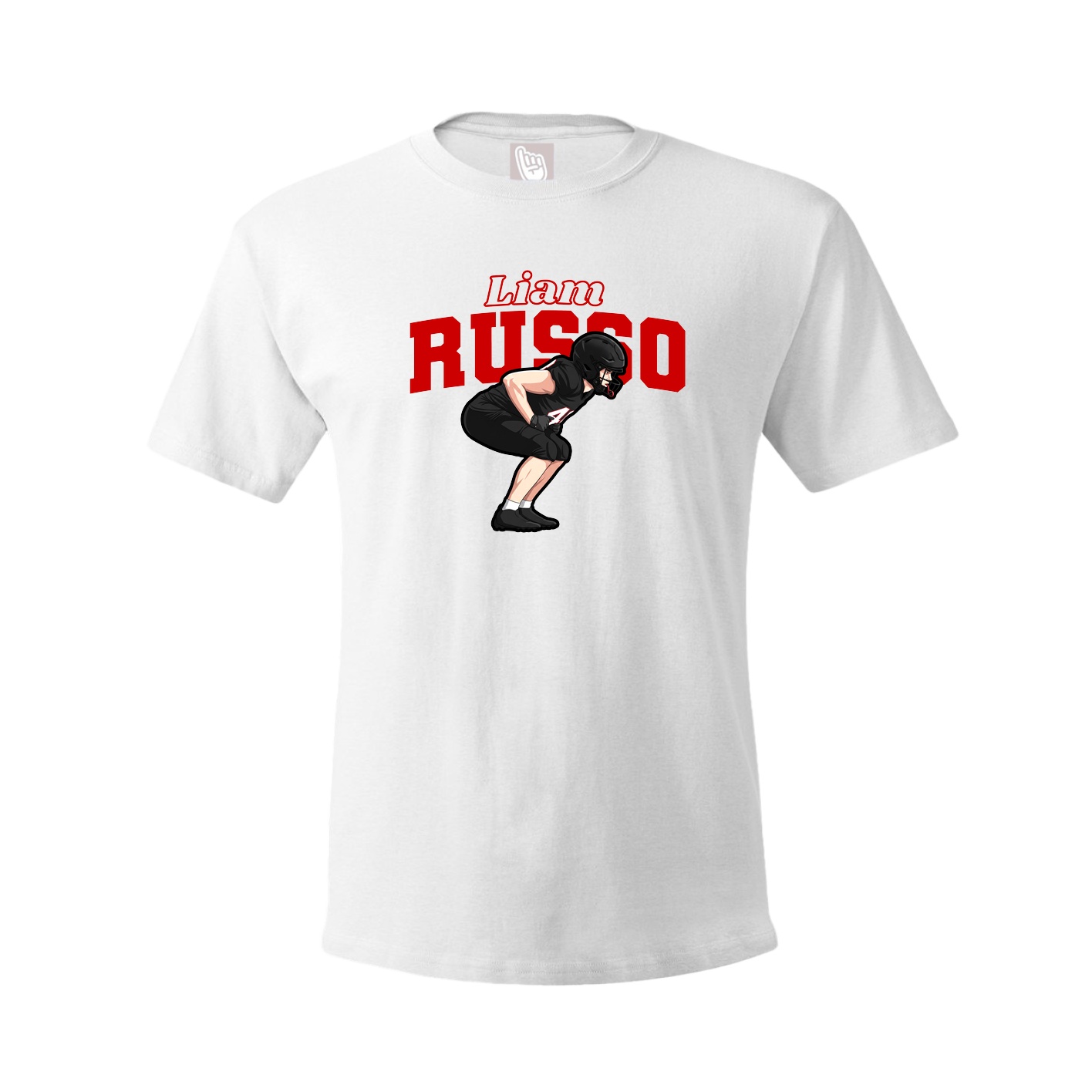 Tee — Name Arch in White